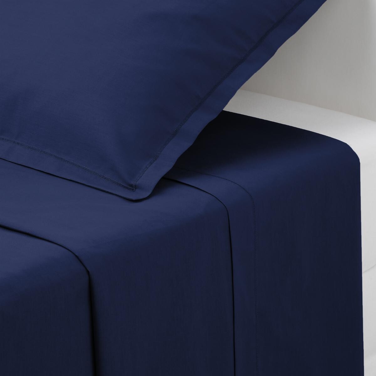 Cotton sheet Ink blue, 240x290 cm