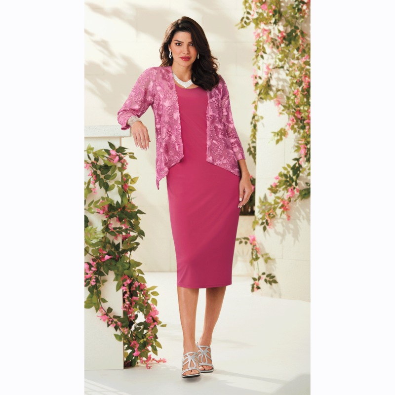 Sharan Soutache Jacket Dress - MIDNIGHT VELVET CATALOG