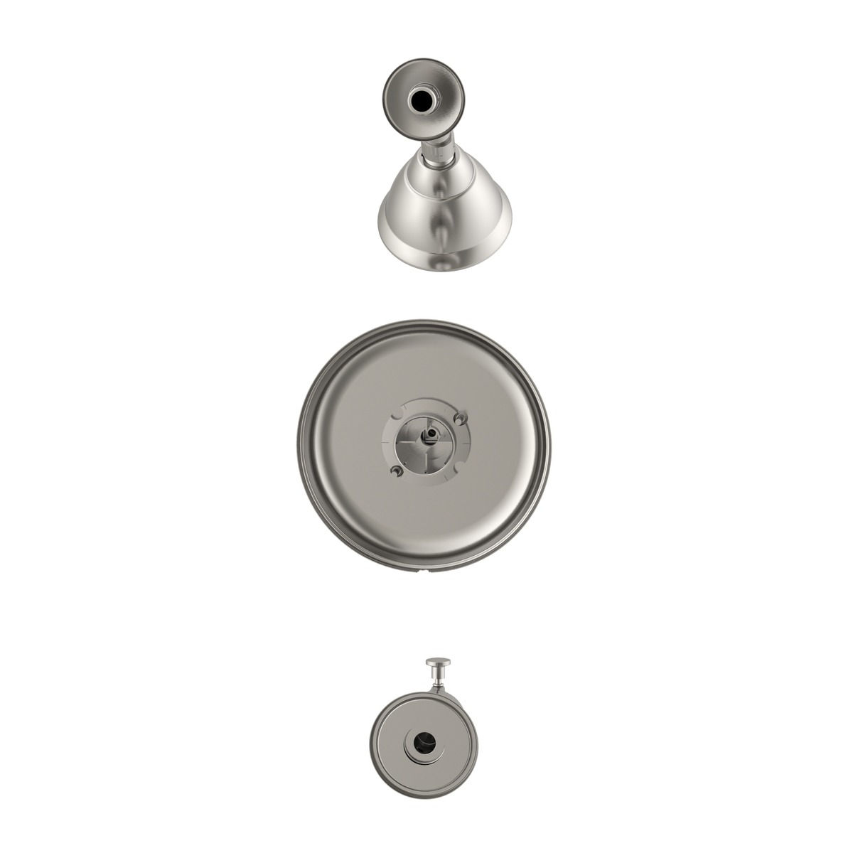 Home Impressions Brushed Nickel Traditional Single-Handle Lever Tub & Shower Faucet