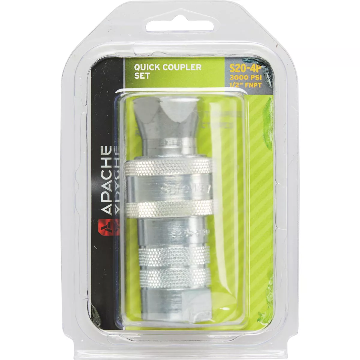 Apache 1/2 In. FNPT Body Coupler Set (Poppet)