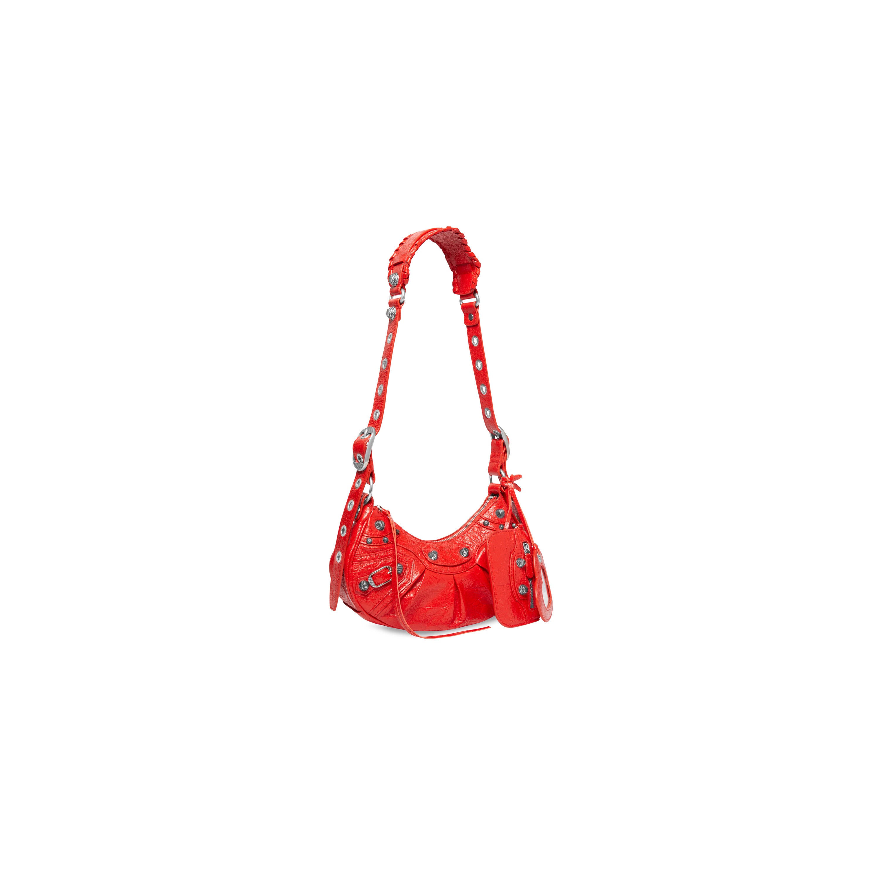 WOMEN'S LE CAGOLE XS SHOULDER BAG IN RED - Replicaclubs