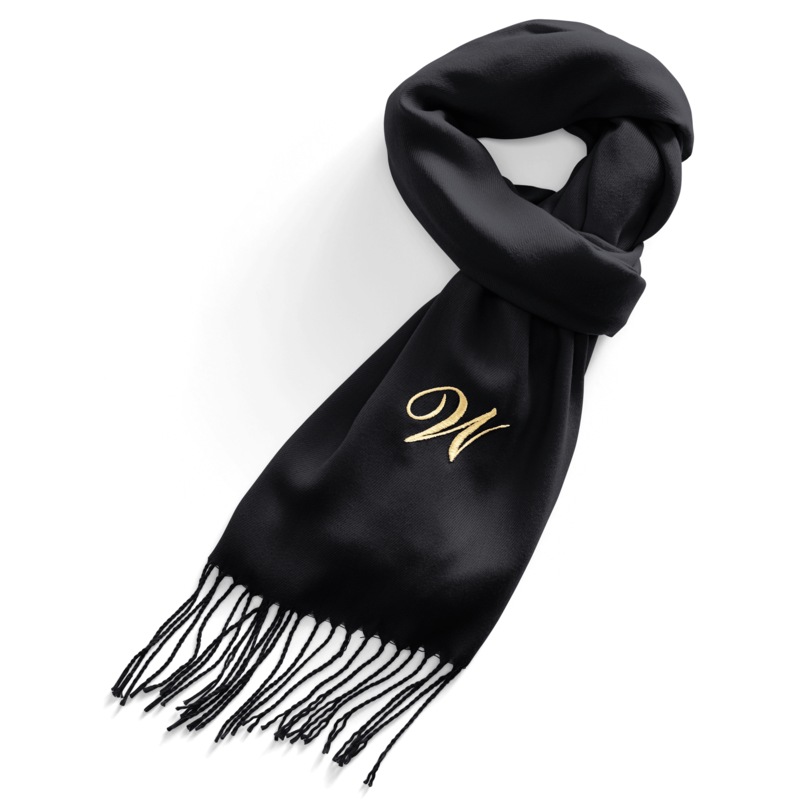 Personalized Fringe Scarf - MIDNIGHT VELVET CATALOG