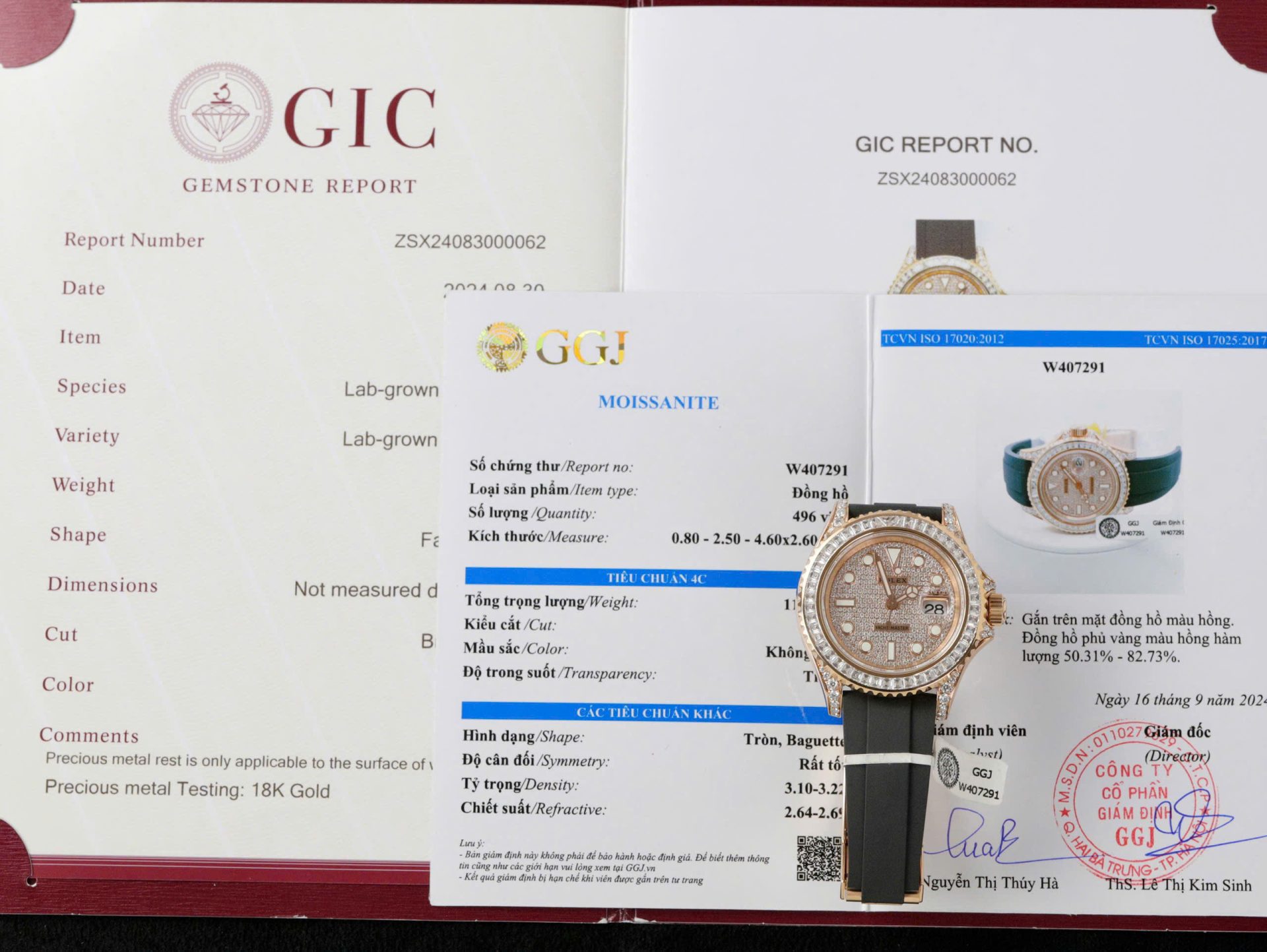 Rolex Yacht-Master Replica Watches Gold Wrapped + Moissanite Diamonds Hong Kong 40mm - Elite Watch Atelier