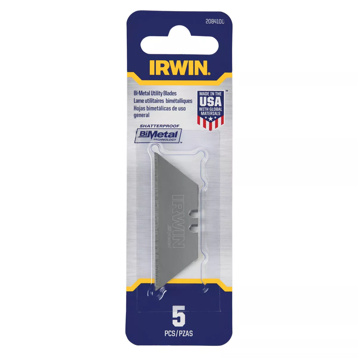 Irwin Blue Blade 2-Point 2-3/8 In. Utility Knife Blade (5-Pack)