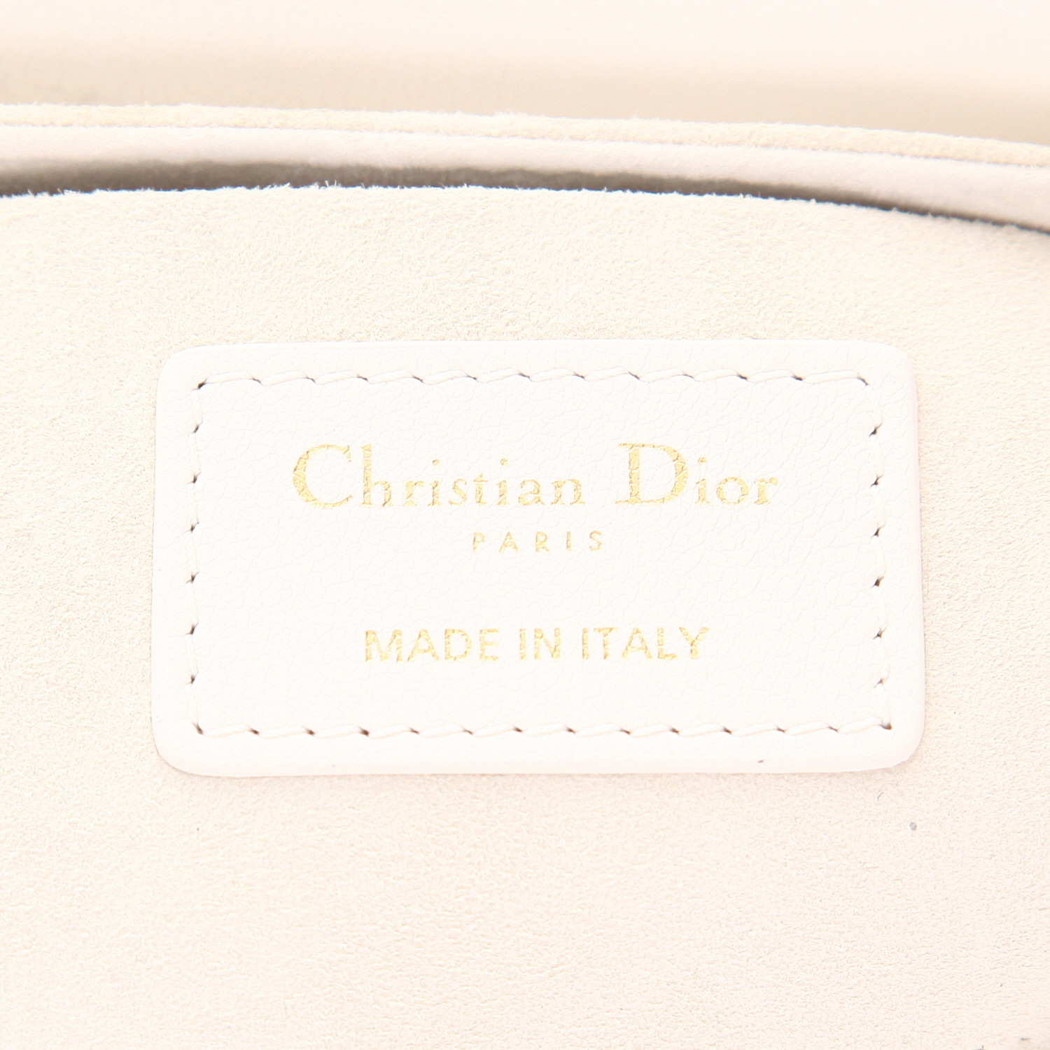 Dior Top Handle Dior Jolie mini handbag in white leather cannage1:1High-quality replica
