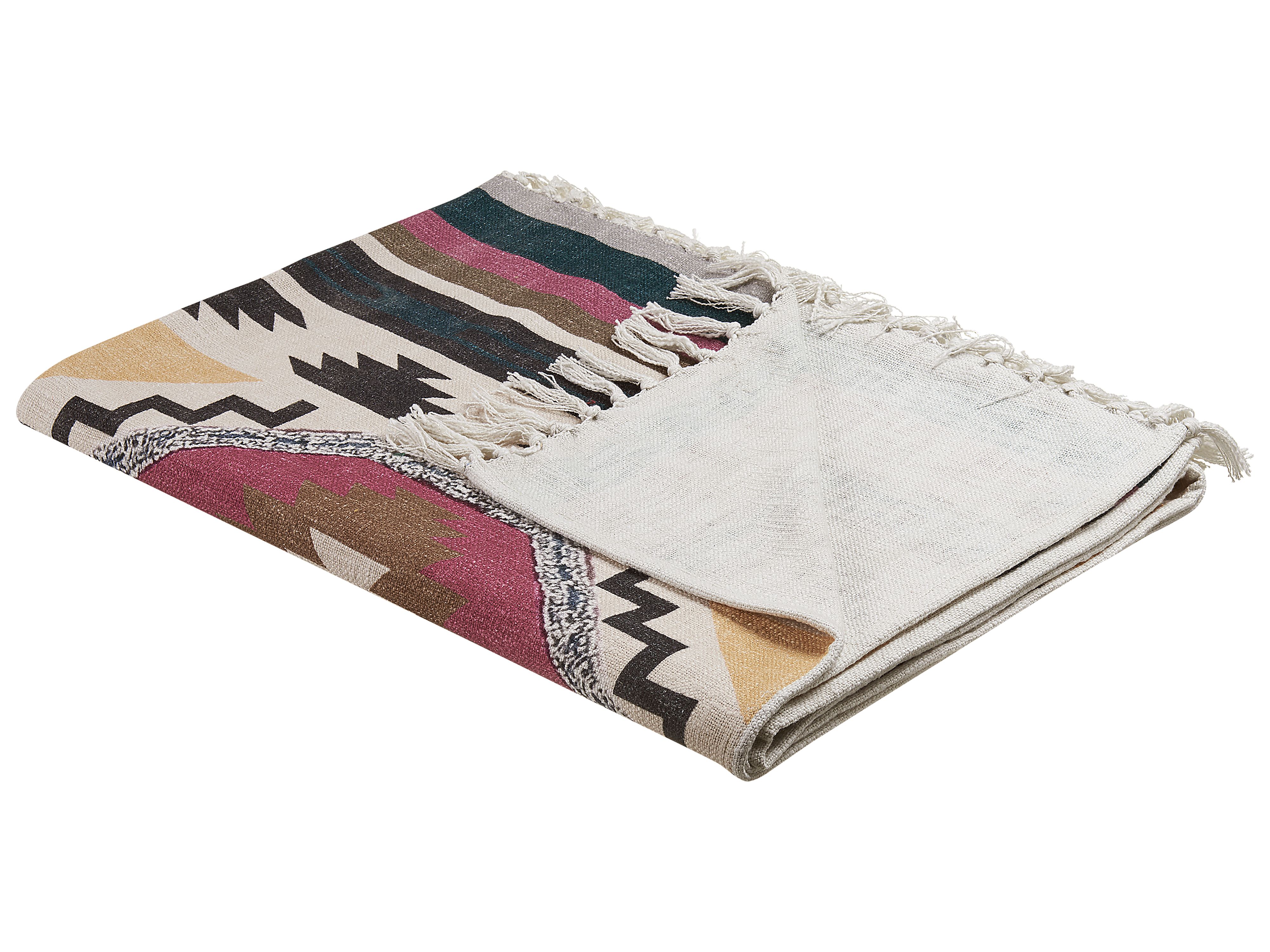 Blanket NAGAON Cotton 130 x 180 cm Multicolour