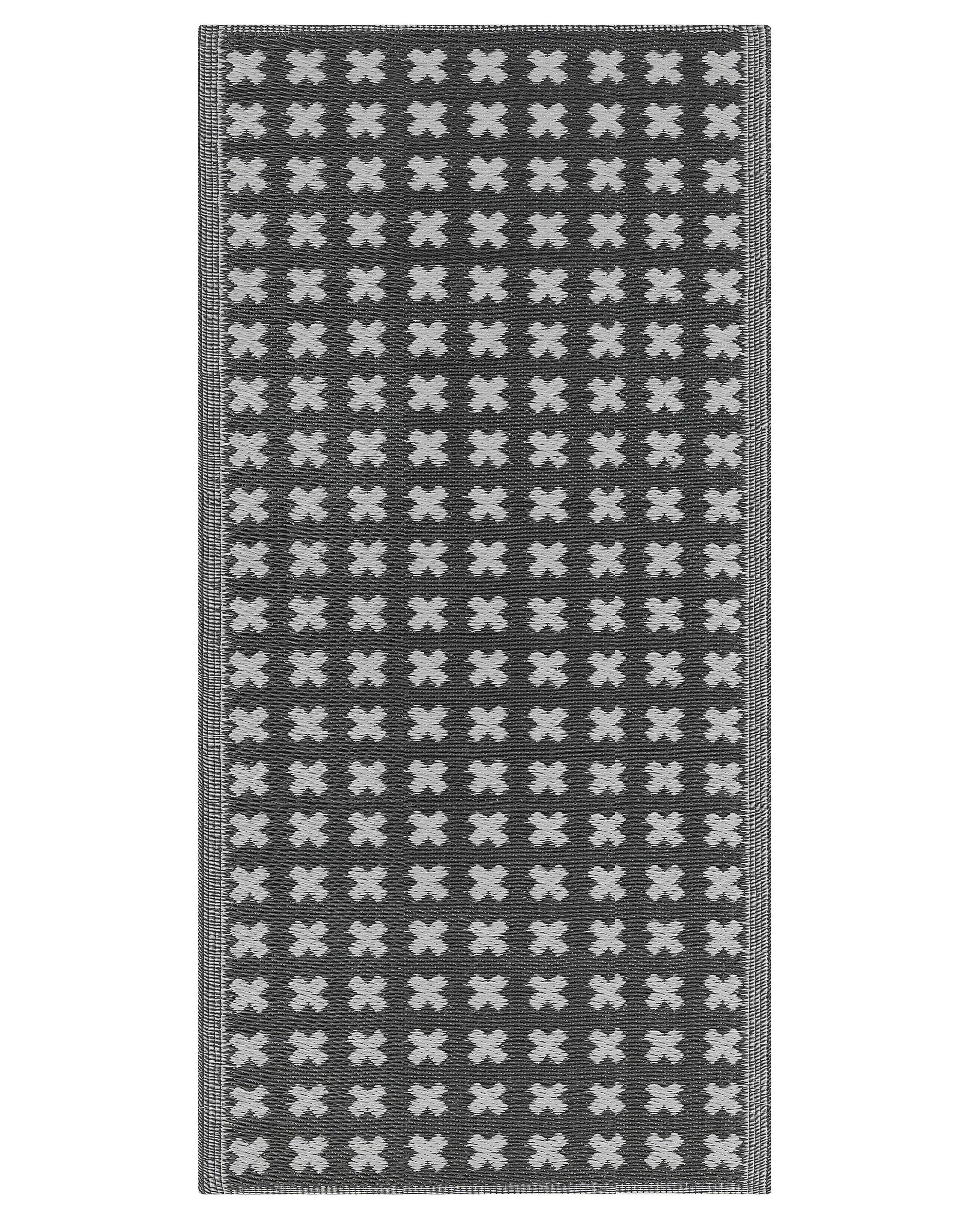 Outdoor Rug ROHTAK Black 90 x 180 cm