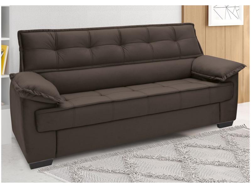 Sofá 3 Lugares Suéde Lisboa Linoforte