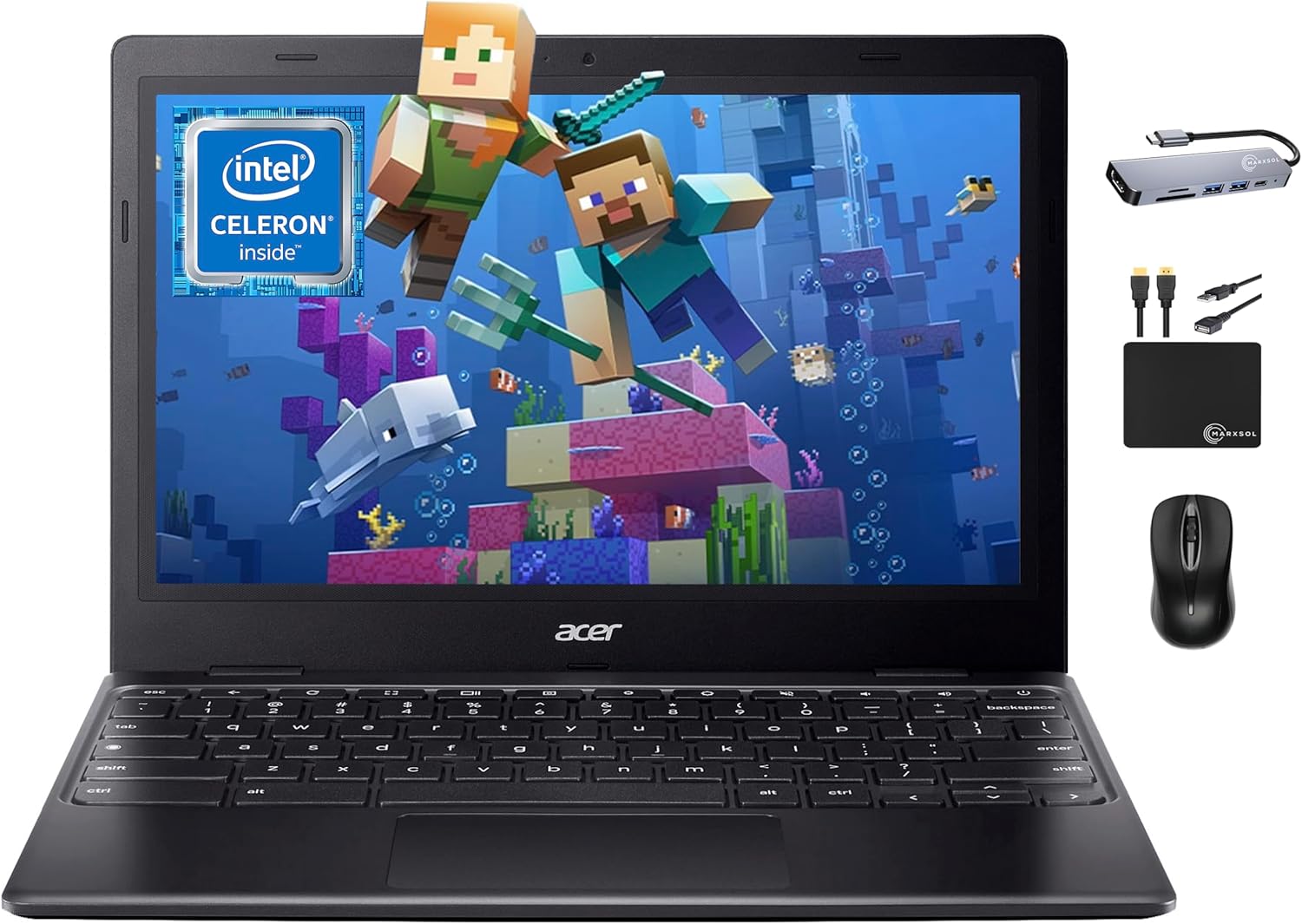 acer 311 Chromebook Laptop for 2025 Student Business  Dual-Core Intel N4500 Processor 11.6