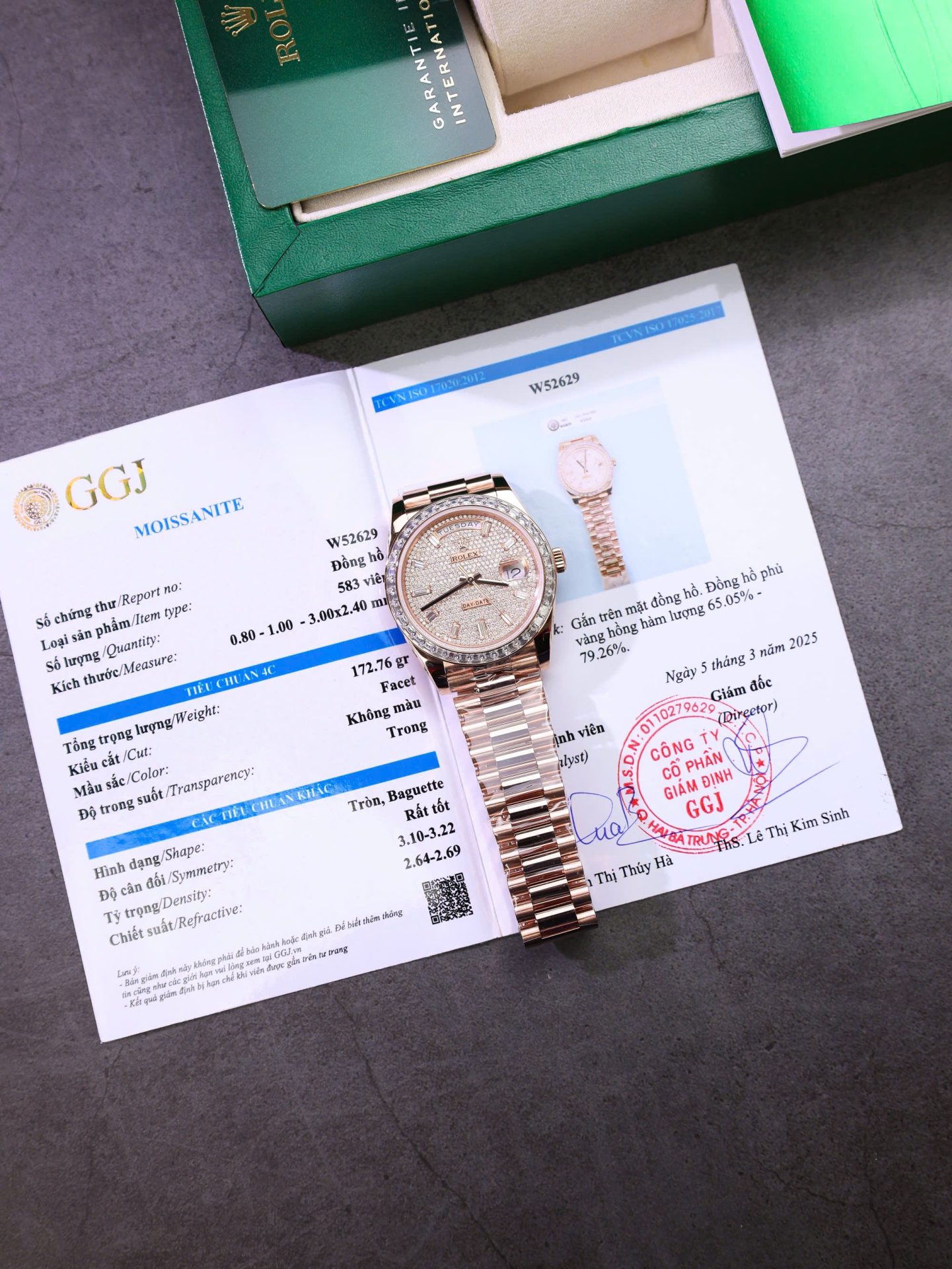 Rolex Best Copies Watches Day-Date Custom Diamonds Moissanite + Gold Wrapped GMF 40mm - Elite Watch Atelier
