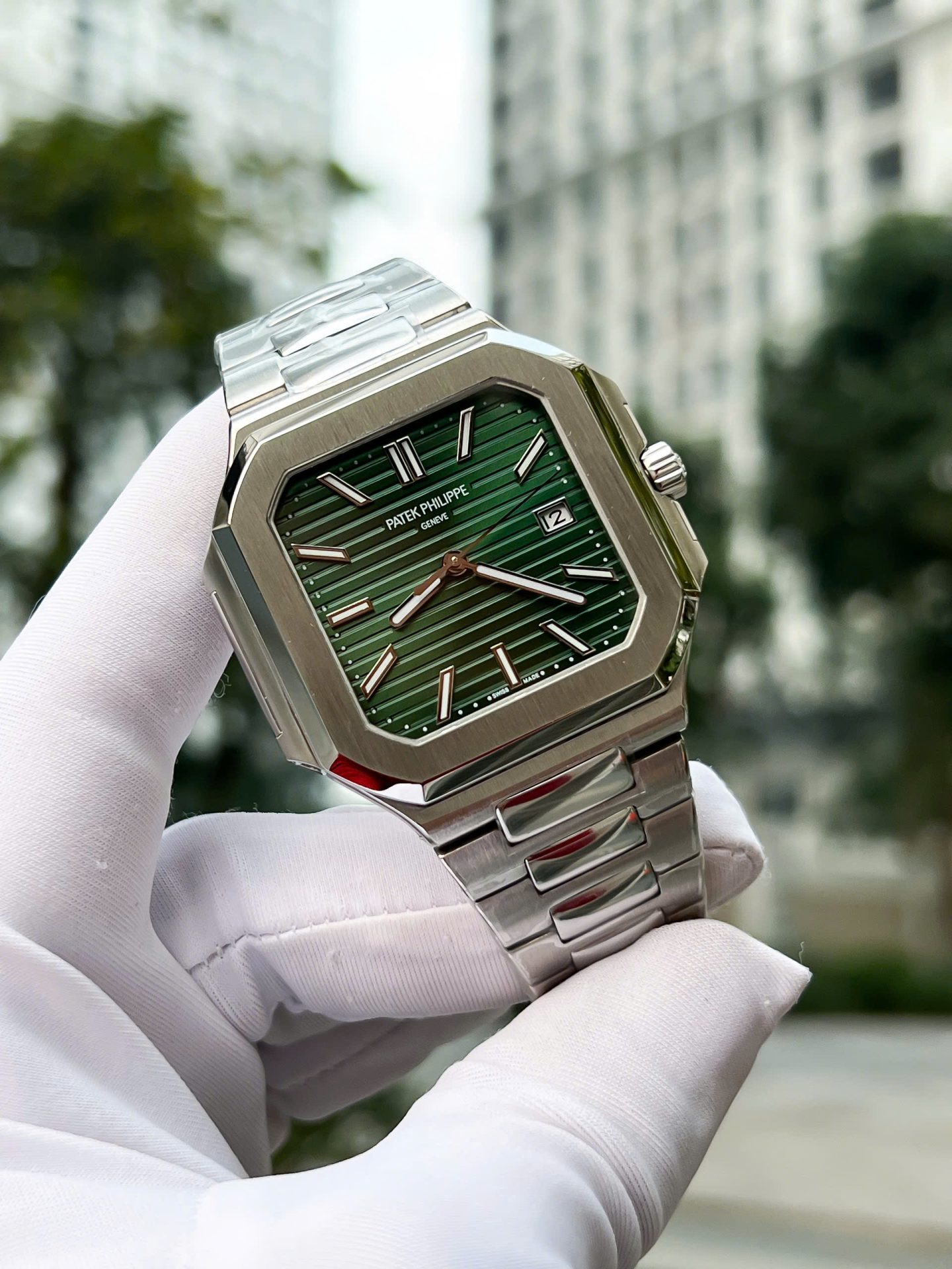 Patek Philippe Best Replica Watch Cubitus 5821 Green Dial 45mm - Top club
