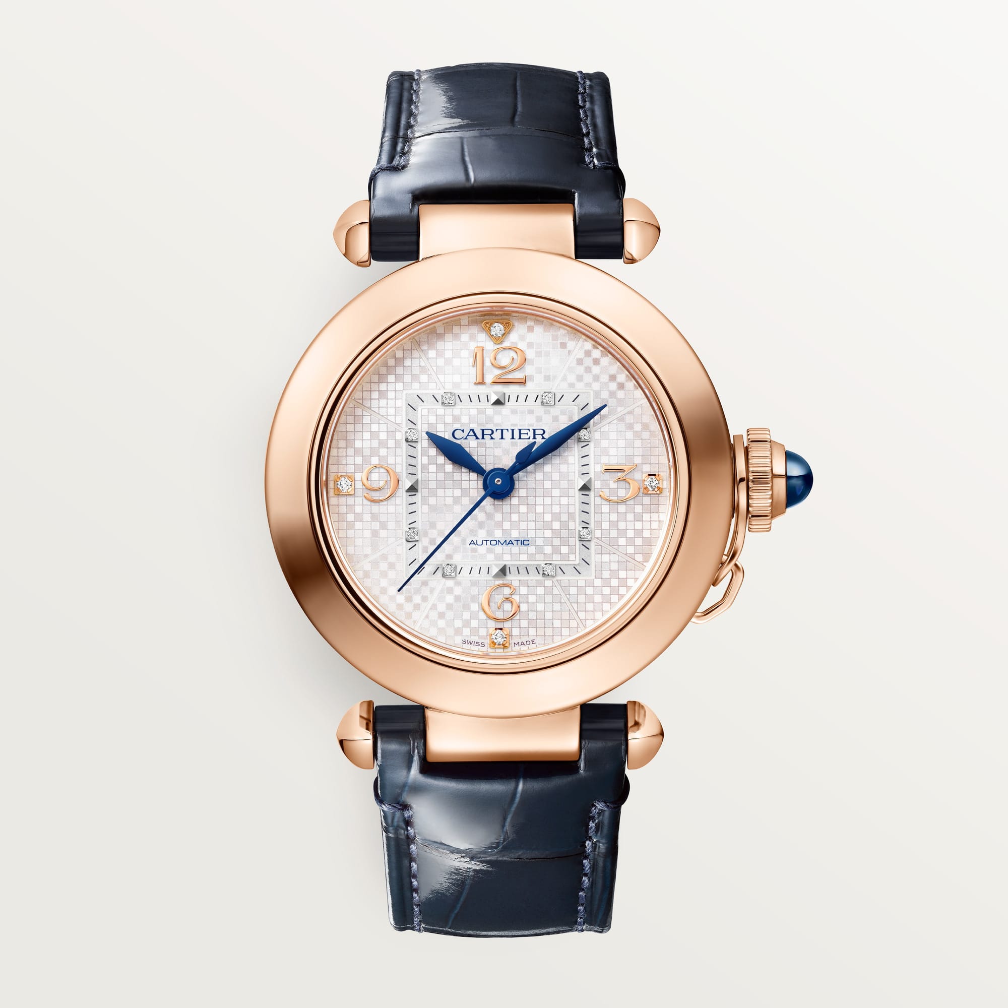 Pasha de fake cartier watch 35 mm mechanical movement with automatic winding caliber 1847 MC(1:1 replica) - Elite Watch Atelier
