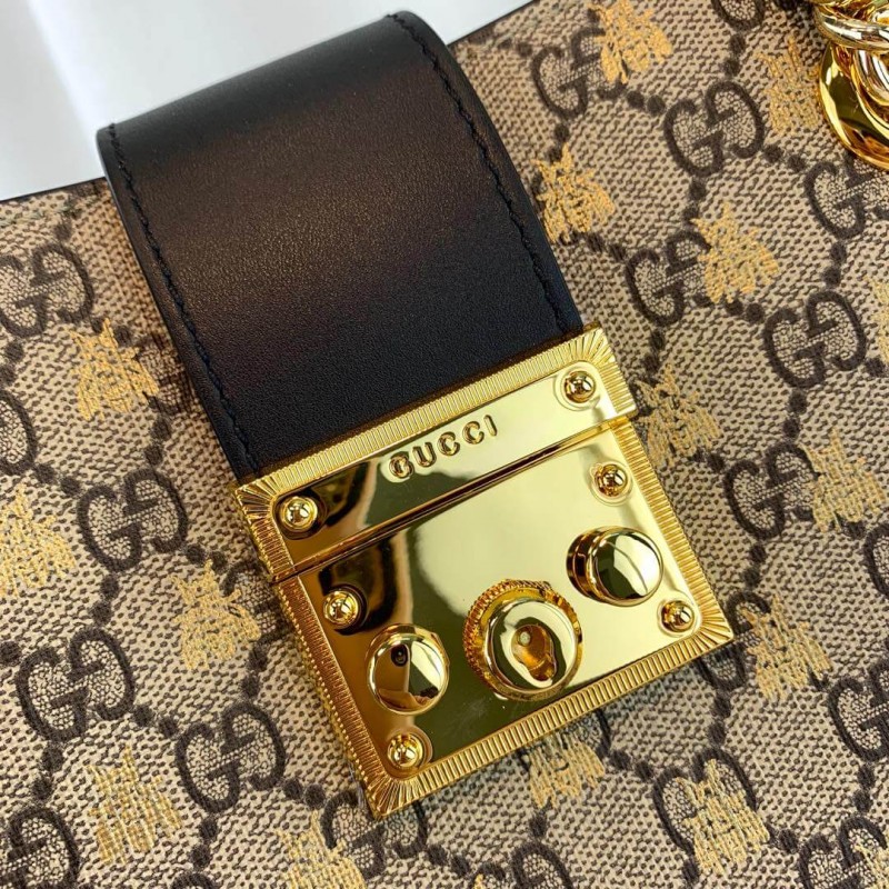 Replica Gucci Padlock Small Gg Bees Shoulder Bag 4981561:1High-quality replica