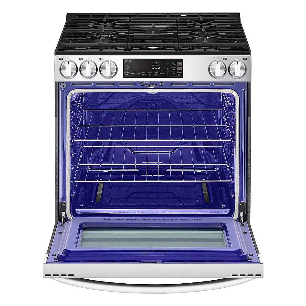 LG LSGL5831F 5.8 Cu. Ft. Stainless Smart Slide-In Gas Range