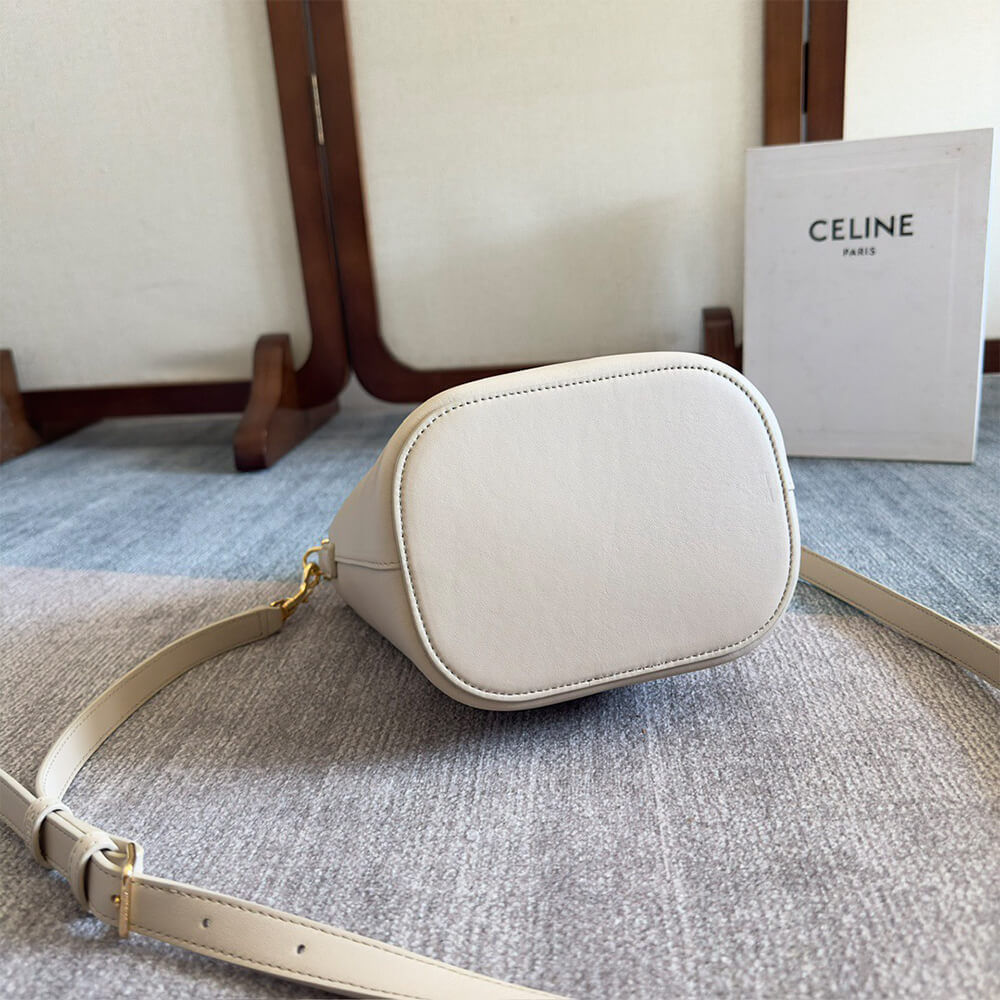 CELINE SMALL BUCKET LOUISE IN SMOOTH CALFSKIN(HIGH-END GRADE)1:1High-quality replica