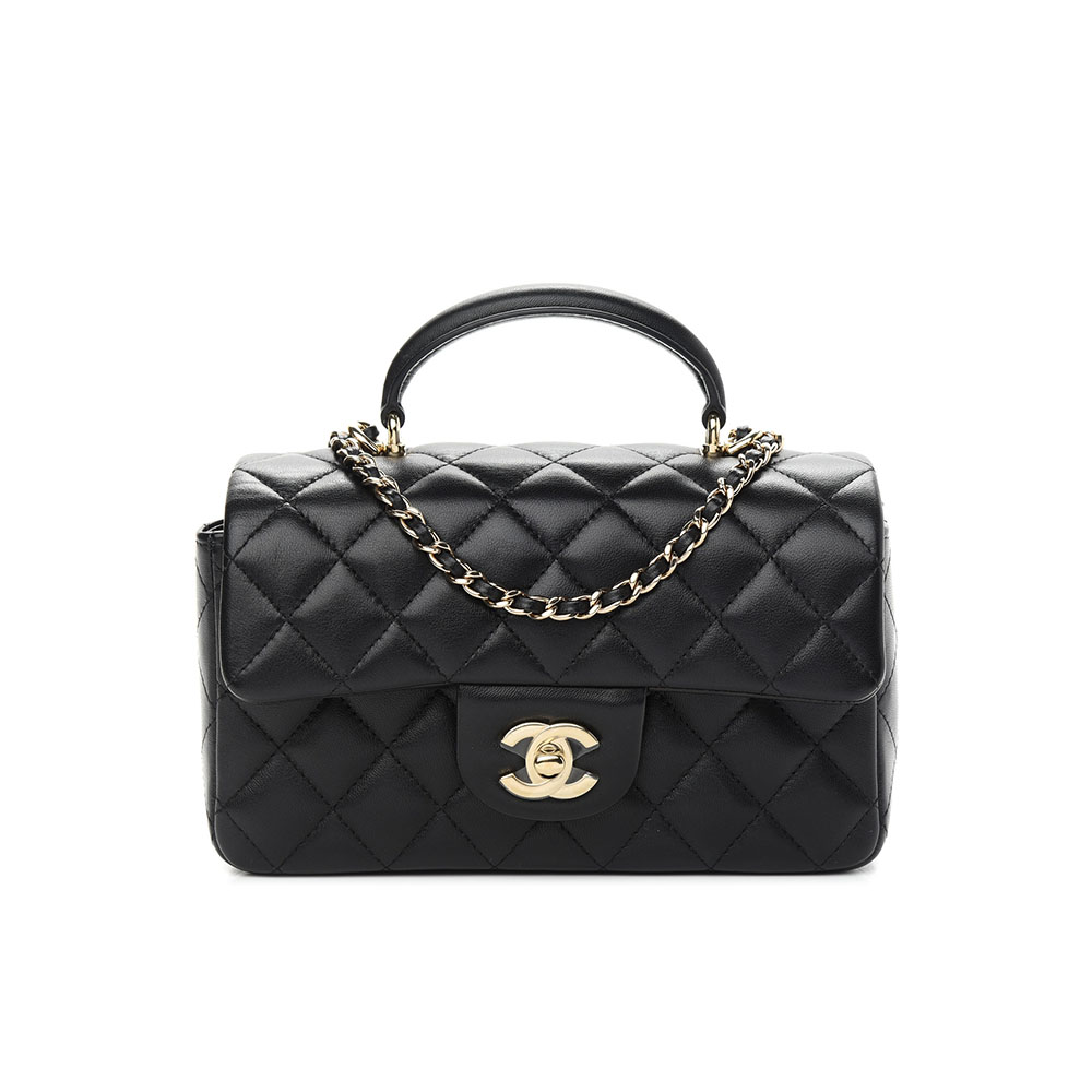 Chanle Mini Top Handle CF(Replica)1:1High-quality replica