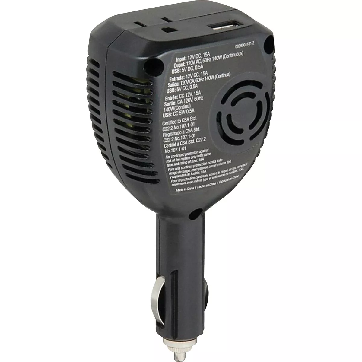 Schumacher 140W Analog Power Inverter