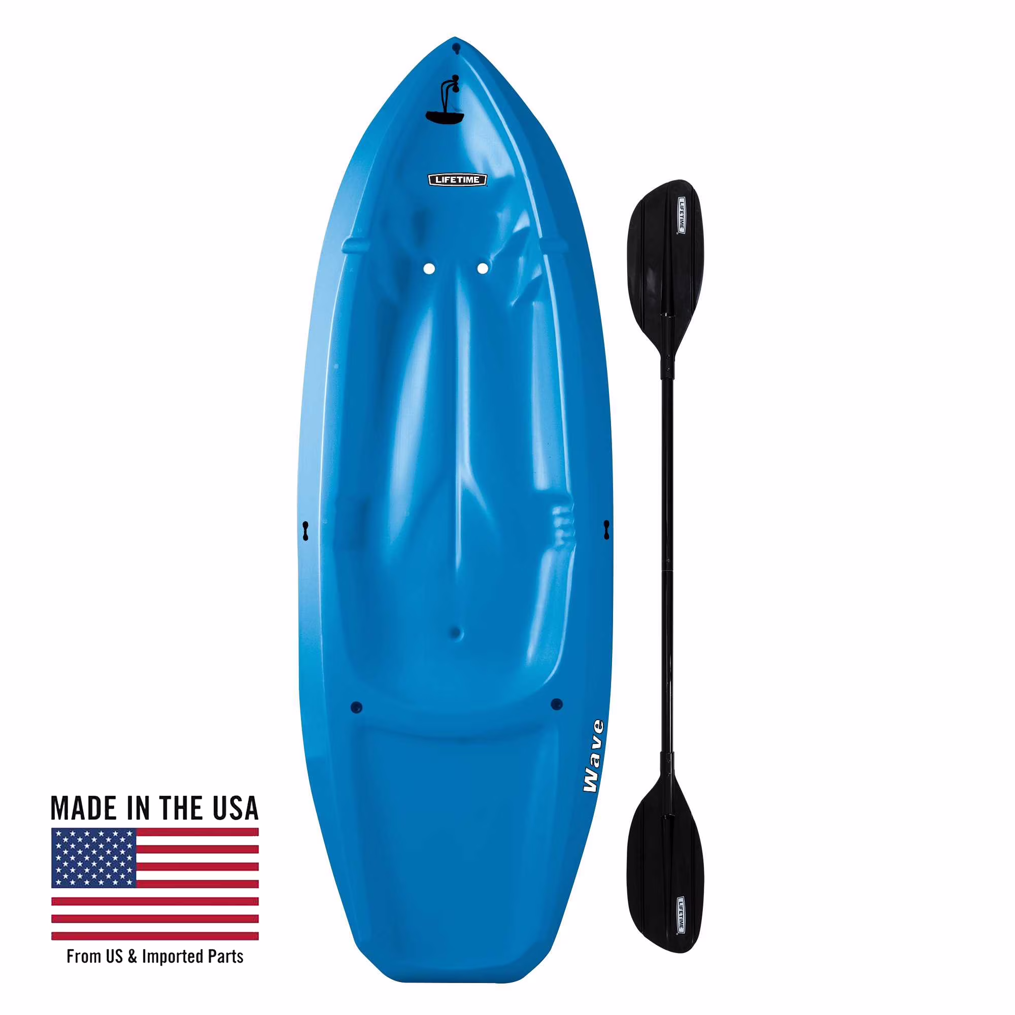 Lifetime Wave 6 ft Youth Kayak, Fire Red (91401) - Image 15