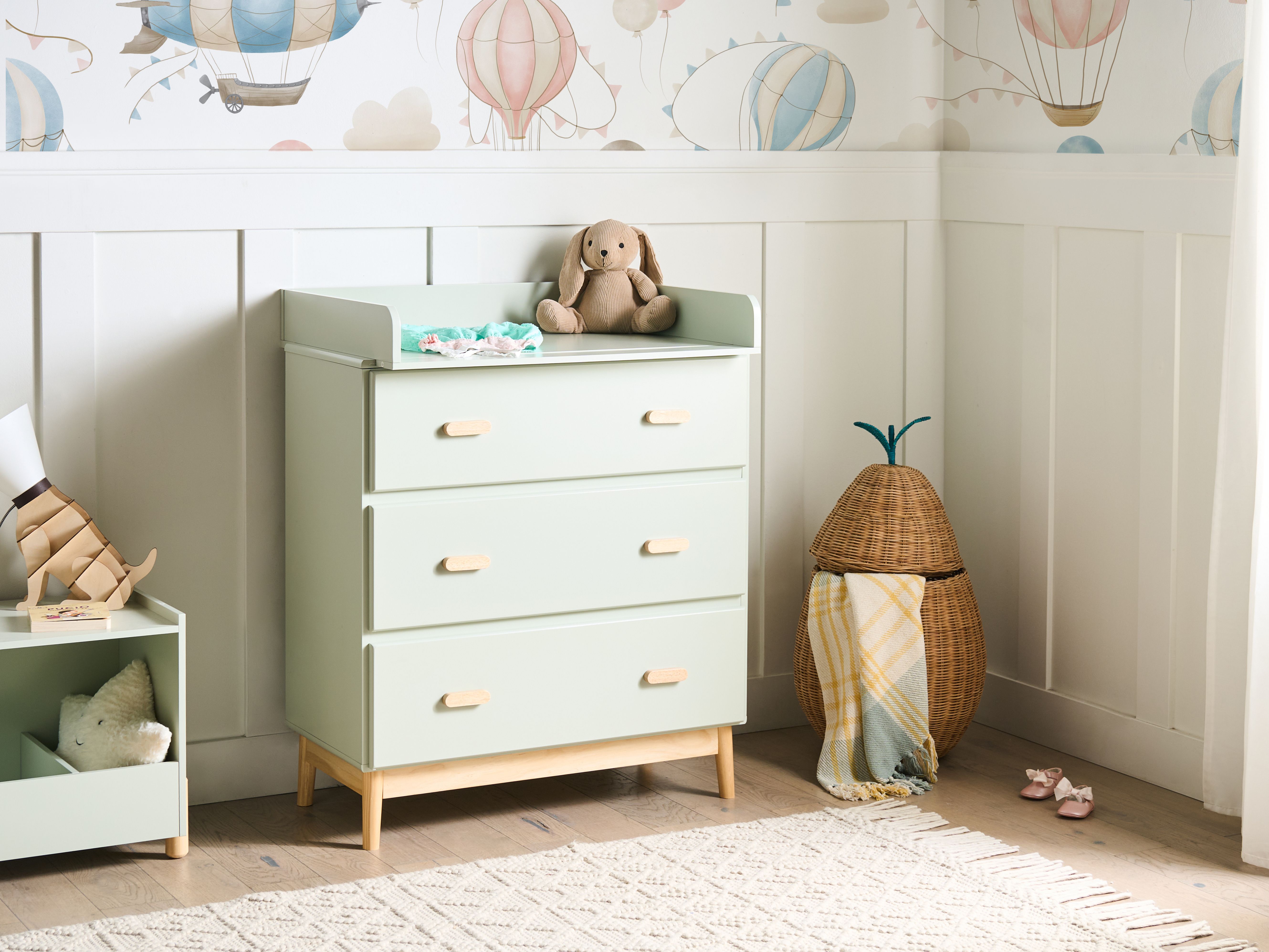 Changing Table Dresser QUILPIE Light Green