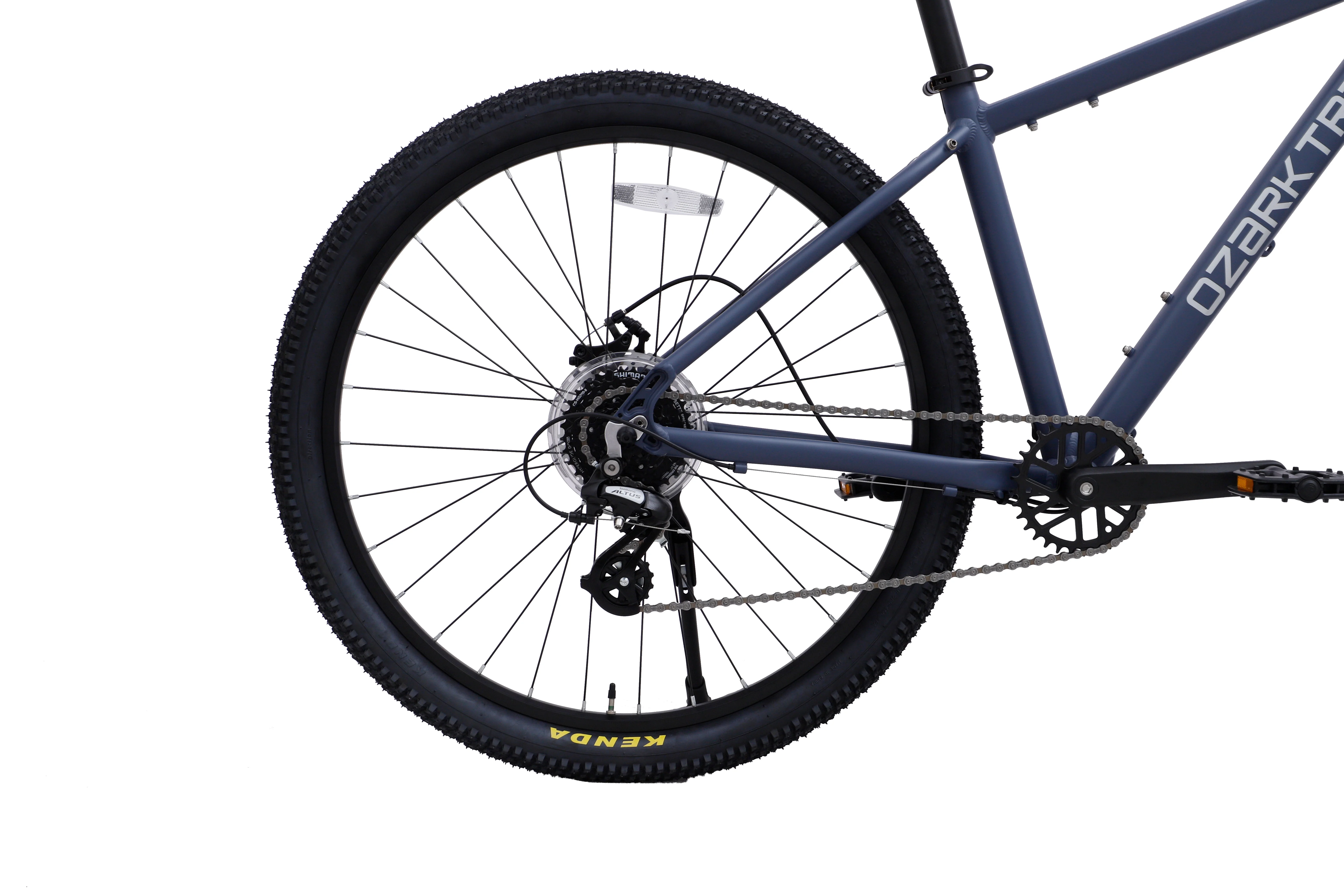 27.5" Ozark Trail M.2 Ridge Mountain Bike, Medium Frame, Fits Riders 5'3" - 5'8", Blue, Adult, Unisex - Image 4