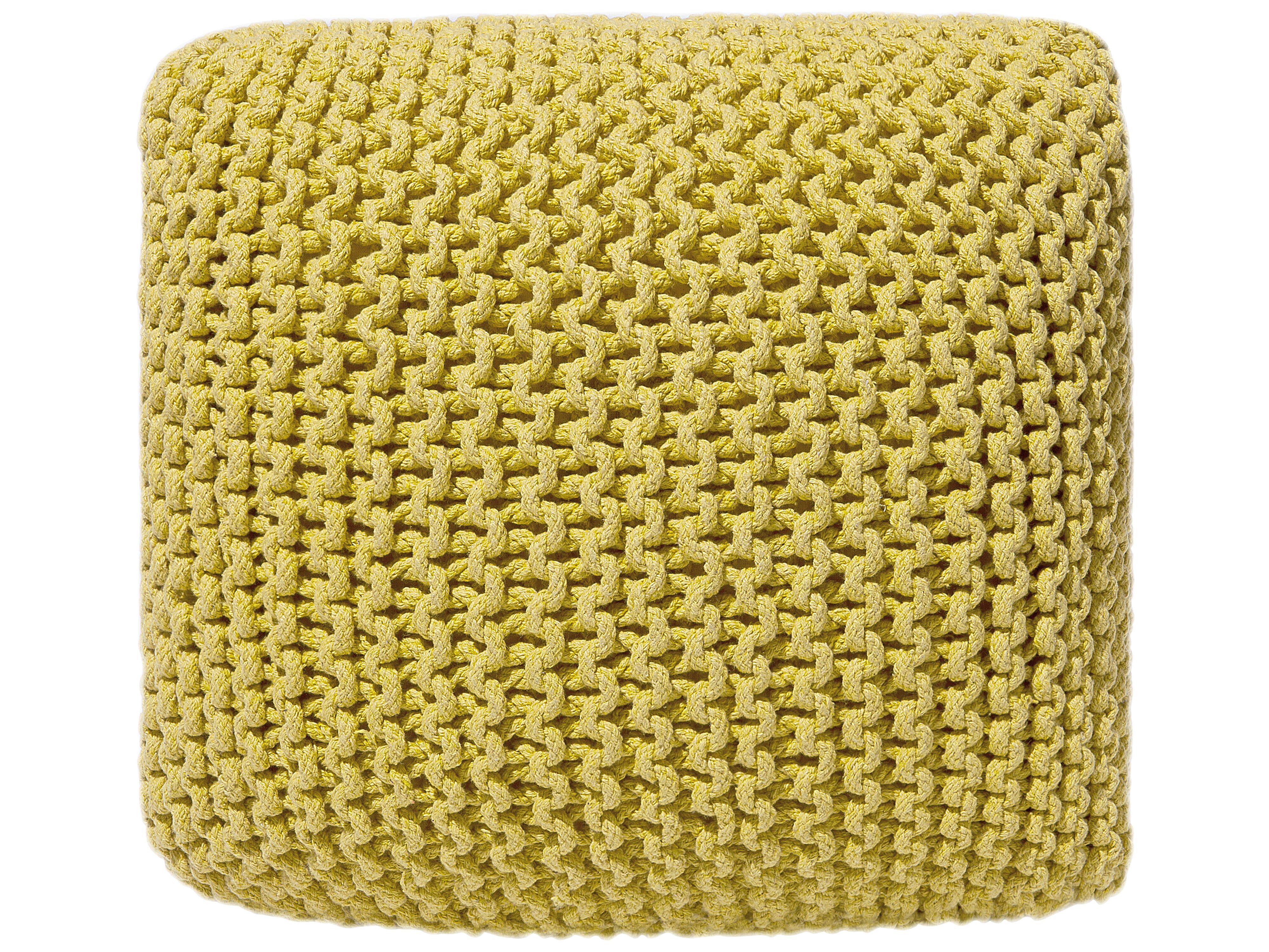 Pouffe CONRAD Cotton Yellow
