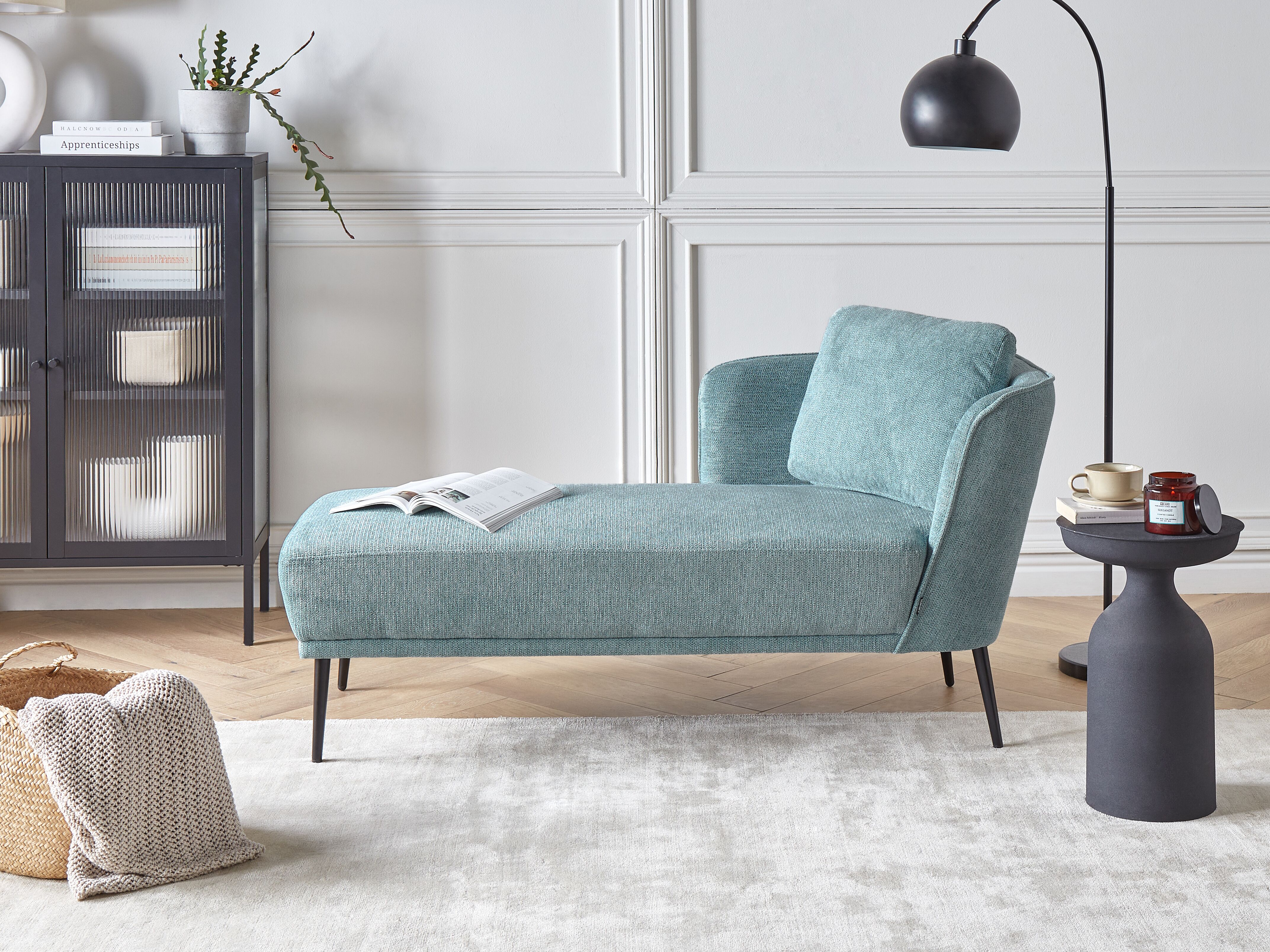 Right-Hand Chaise Lounge ARTHEZE Fabric Blue