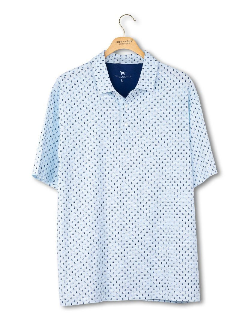 0126-MN-POLO-WTRDUDE-SKY - Simply Southern Outlet