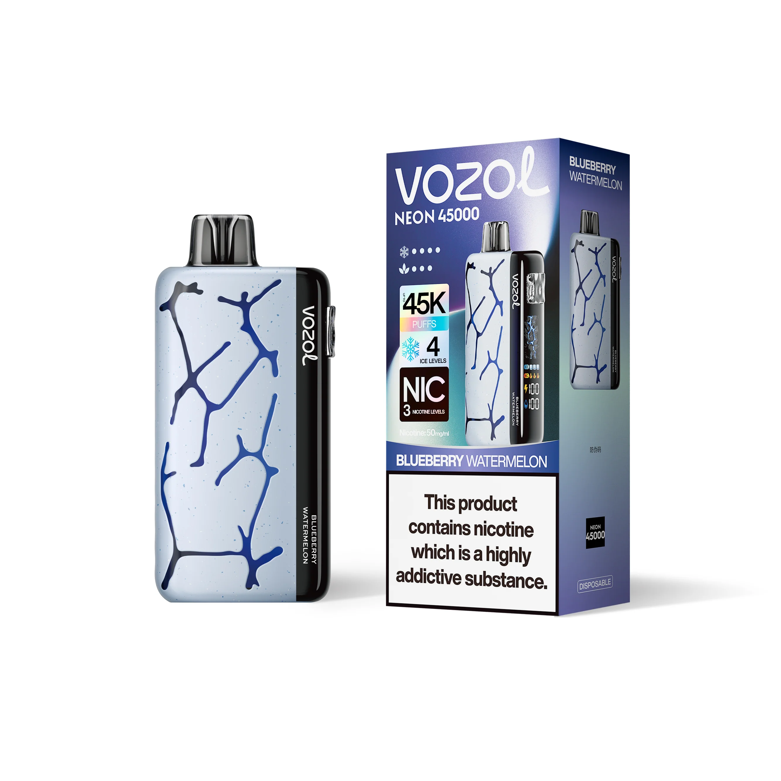 VOZOL NEON 45K vape usa e getta (tutti i gusti)