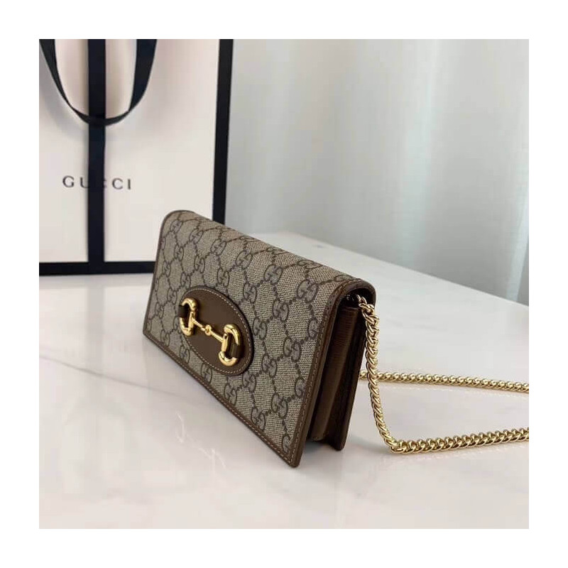 Replica Gucci 1955 Horsebit Wallet With Chain 6218921:1High-quality replica