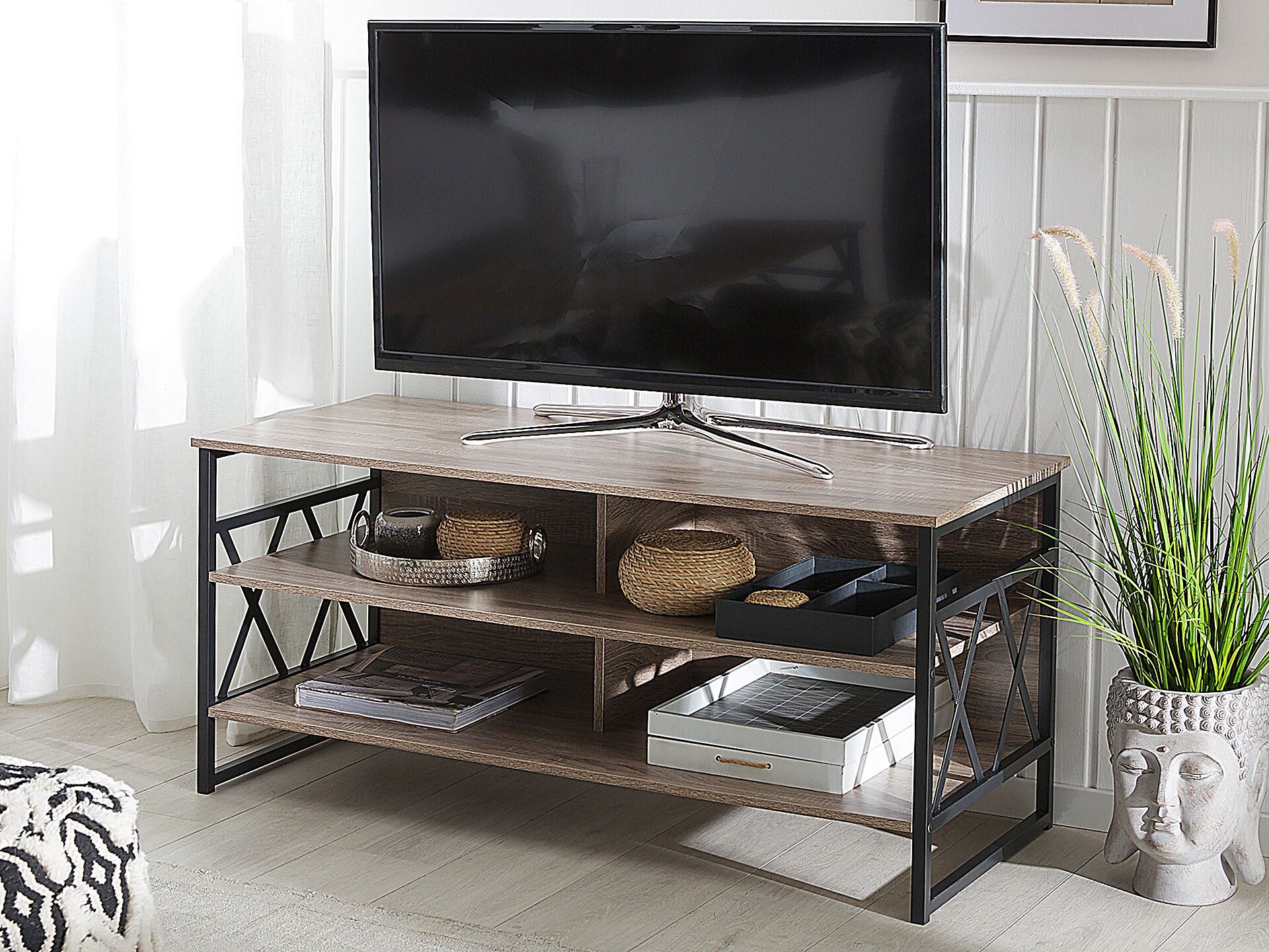 TV Stand CARLISLE Taupe