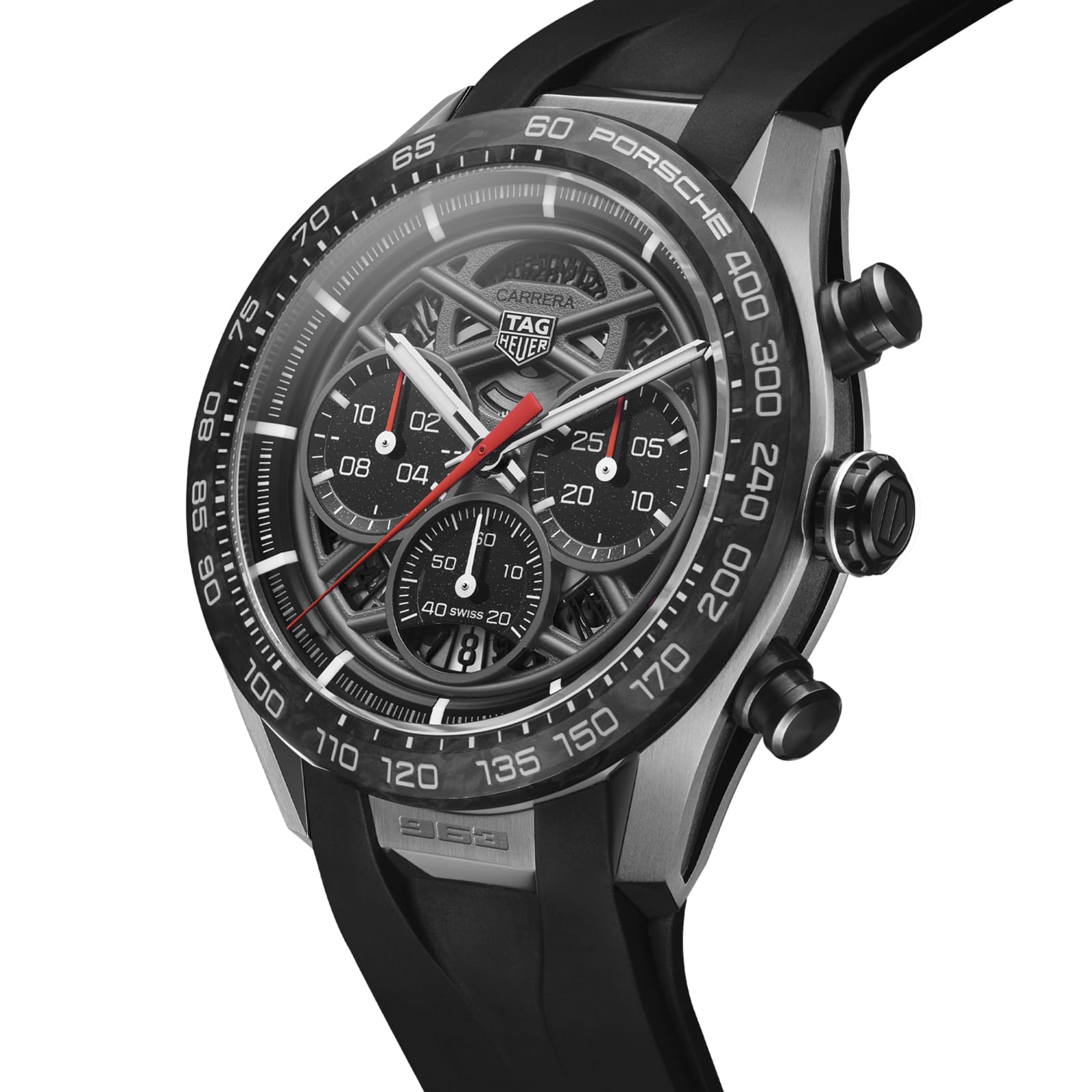 TAG Heuer Replica Watch Carrera Chronograph X Porsche 963 Automatic 44 mm Steel(1:1 replica) - Elite Watch Atelier