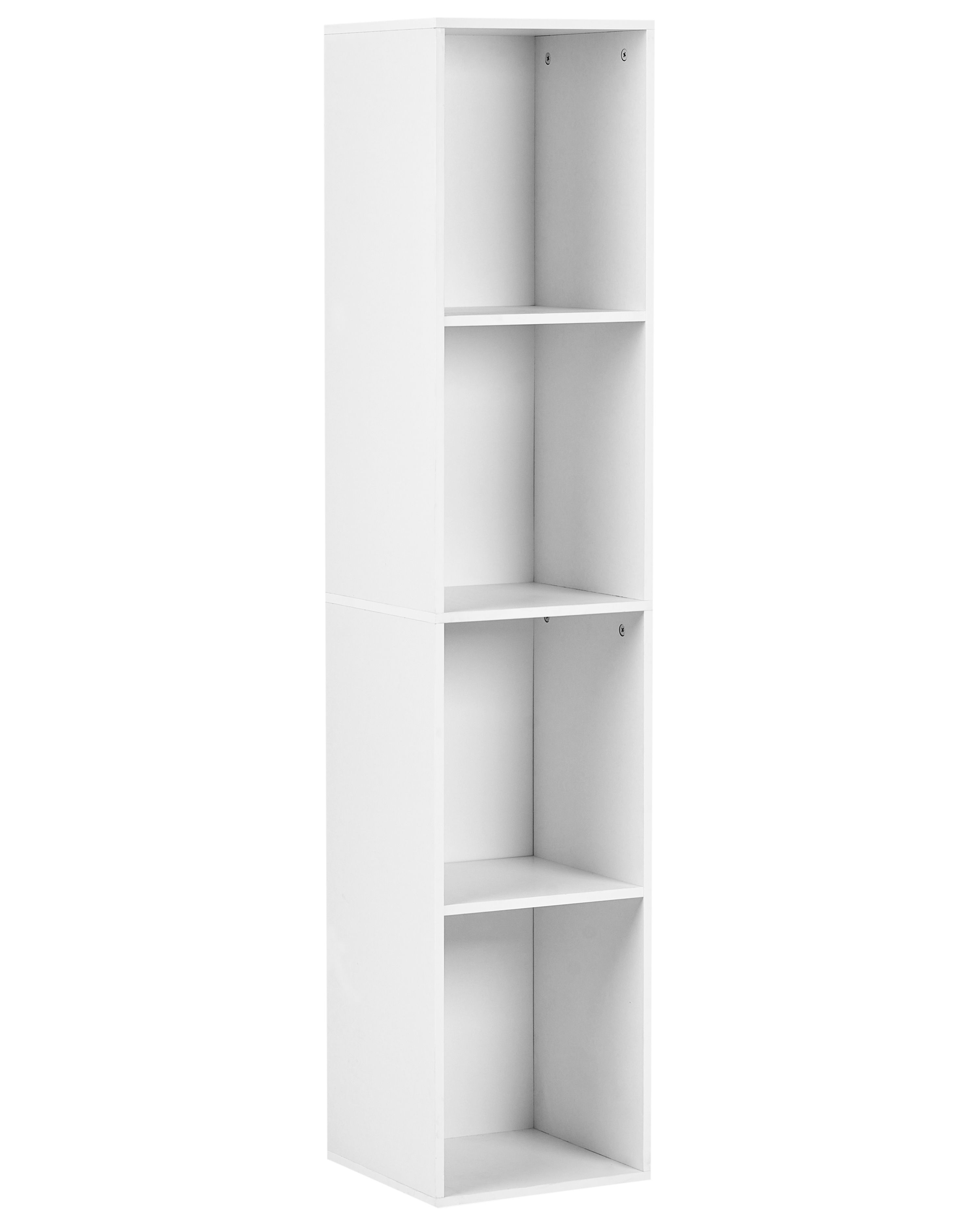 4 Tier Bookcase WINNIPEG 143 cm White