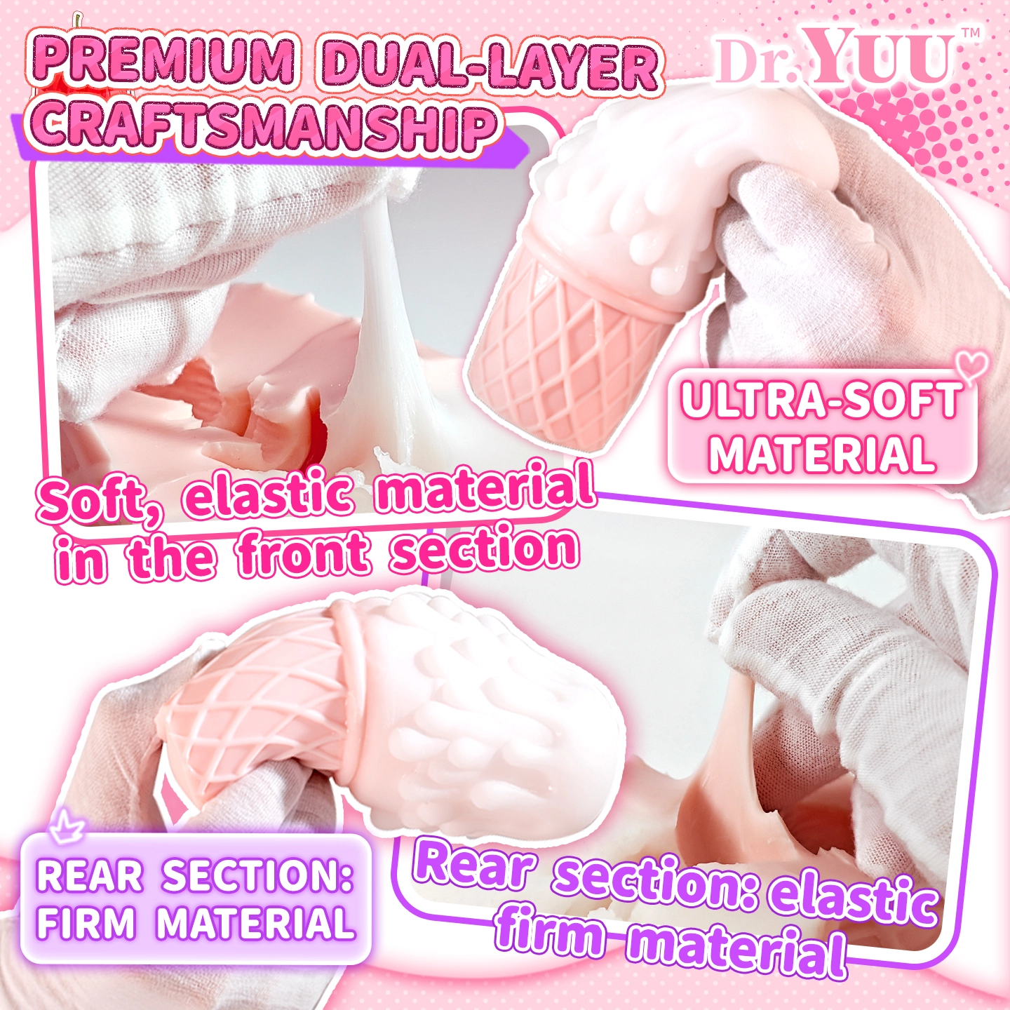 soft modified TPE male masturbator with smooth rebound low oiliness and no odor