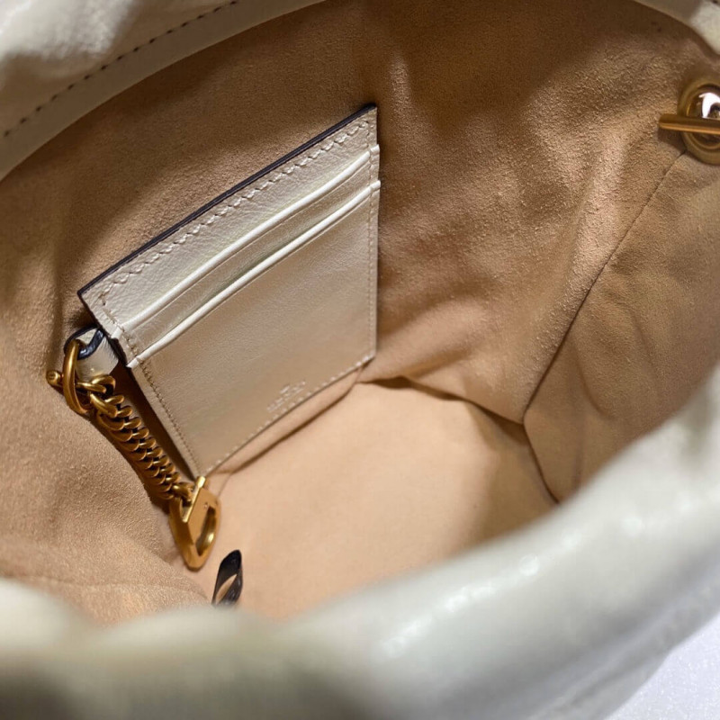 Replica Gucci Gg Marmont Mini Bucket Bag 575163 White1:1High-quality replica