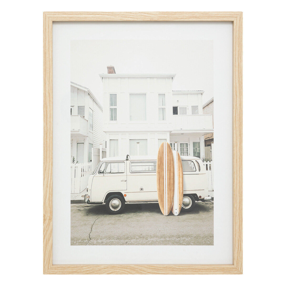 Framed "Vivien" surf poster 30x40 cm