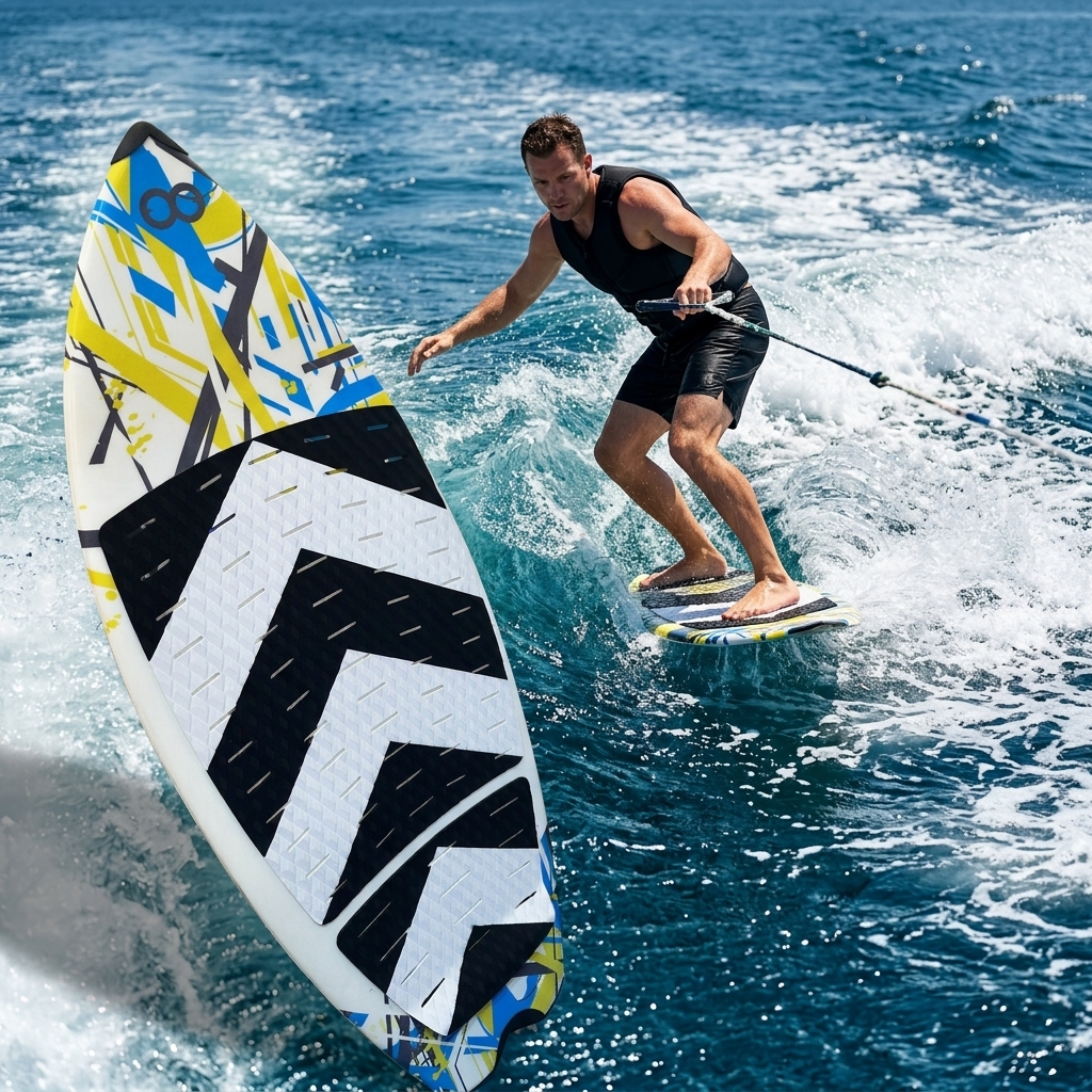 New Arrival Wake Surf Board Premium Quality Customized Kneeboard Surf Fiberglass EPS Foam Wakeboard Wakesurf Board for Adult