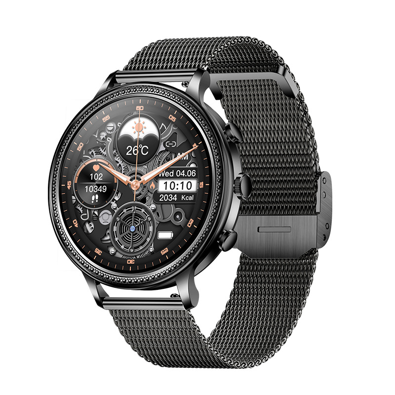 New V60 Women's Bluetooth Call Smartwatch 1.39 High-Resolution Heart Rate Blood Pressure Multi-Sport Smartwatch