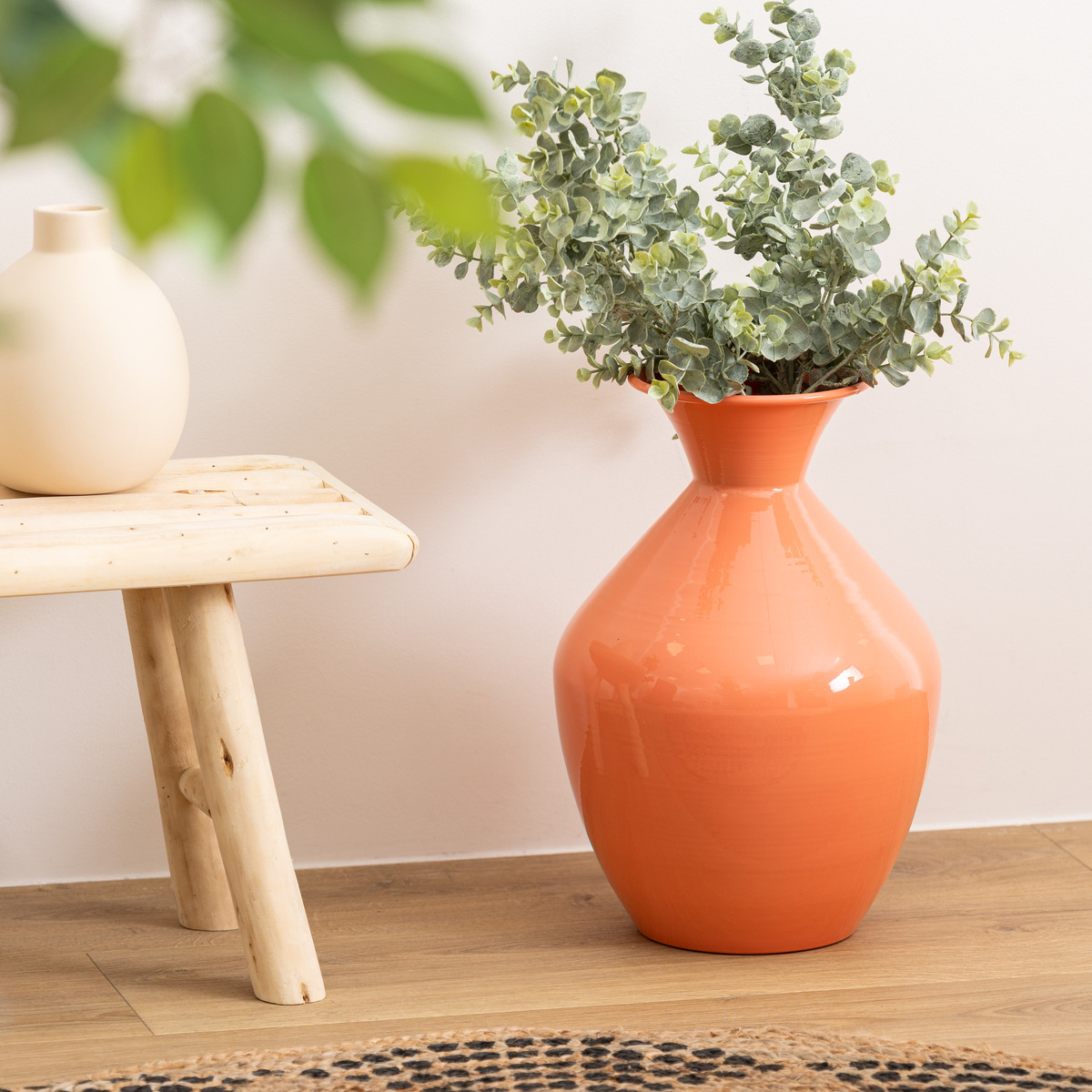 Vase "Kian" Fuchsia Rose, H. 37 cm