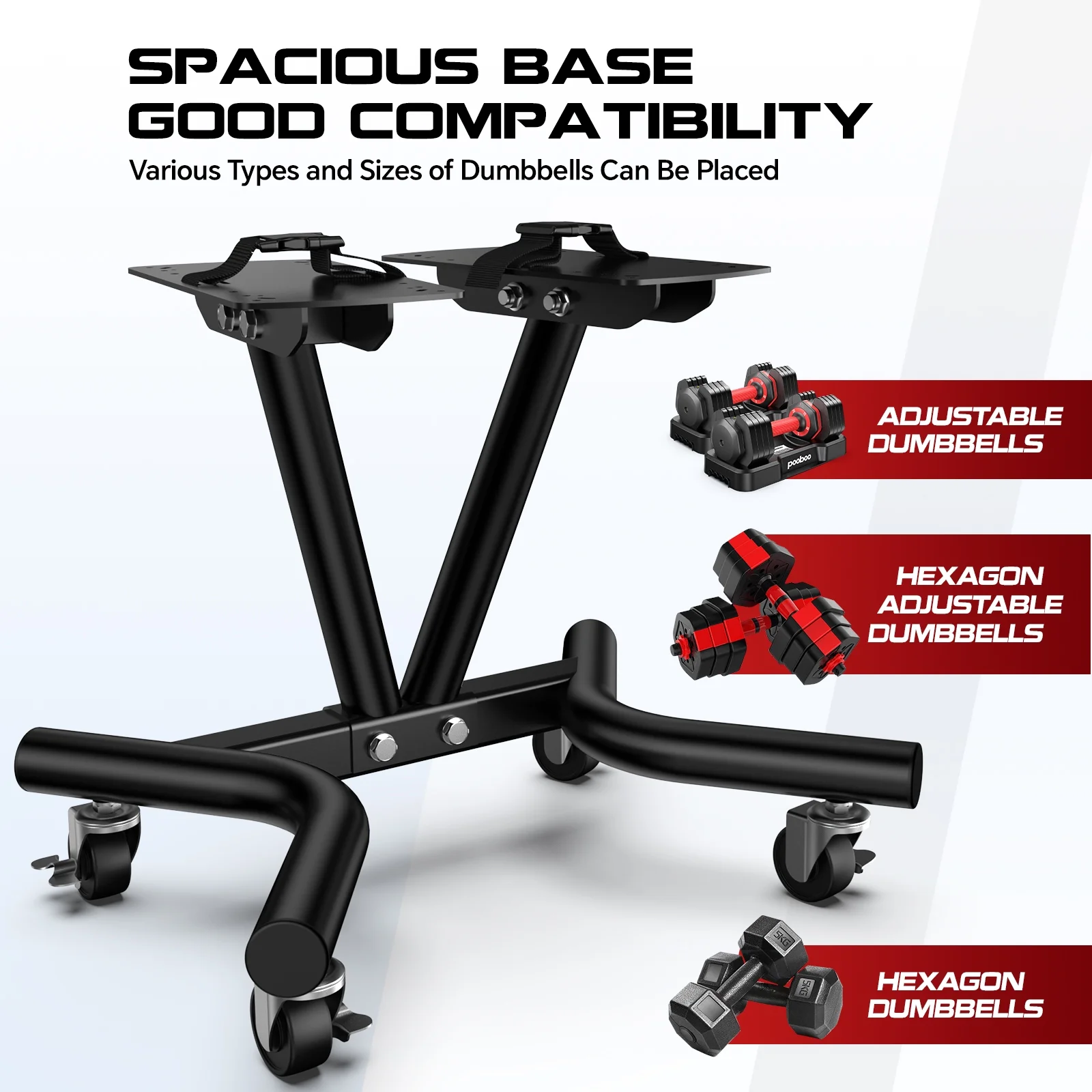 (1 Pair) LNOW 50lbs Quick Select Adjustable Dumbbells for Home Gym 5 in 1 Free Weights 5/10/15/20/25lb/50lb Dumbbell with Anti-Slip Handle, Suitable for Home Gym Exercise Equipment - Image 26