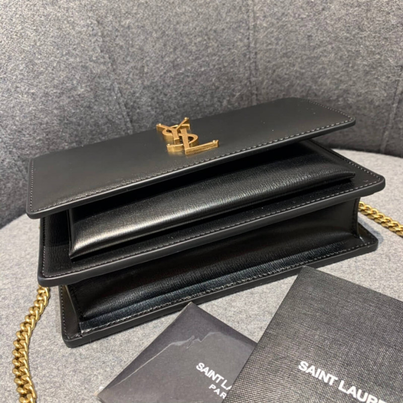 Replica Saint Laurent Sunset Chain Wallet In Smooth Leather 5330261:1High-quality replica