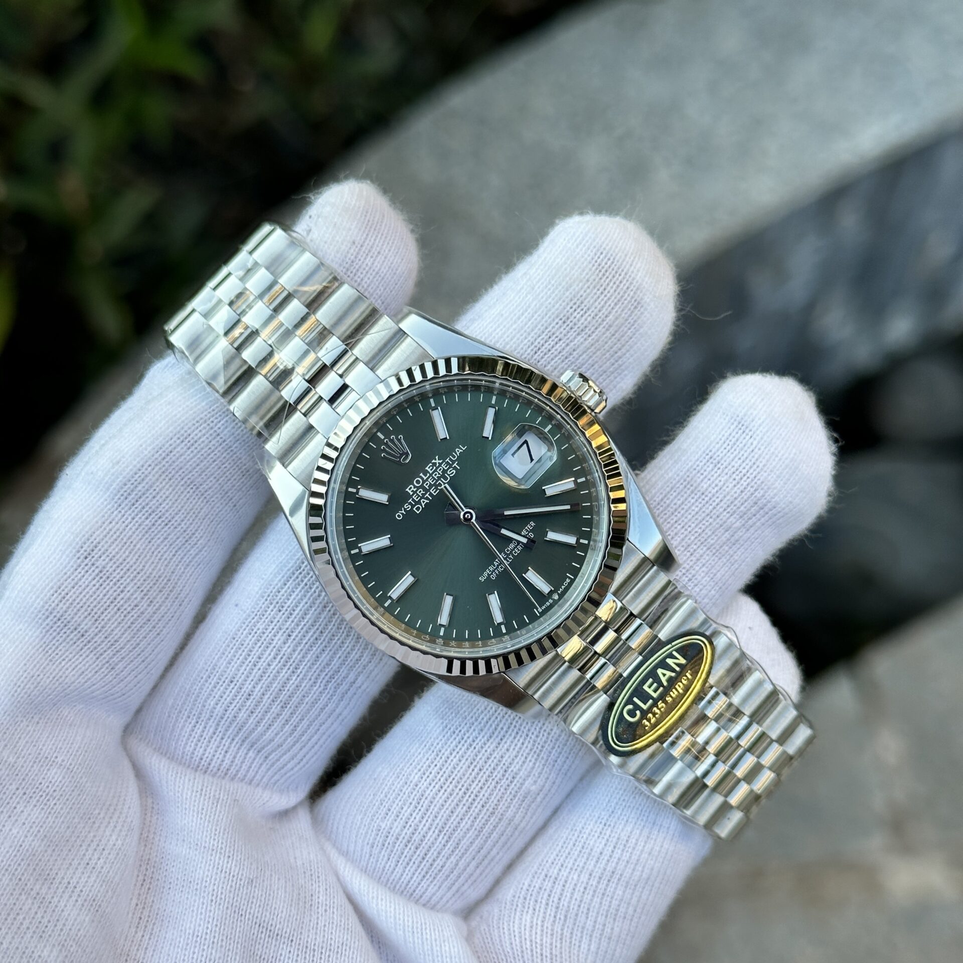Rolex DateJust 126334 Green Dial Jubilee Strap Clean Factory 36mm - Elite Watch Atelier