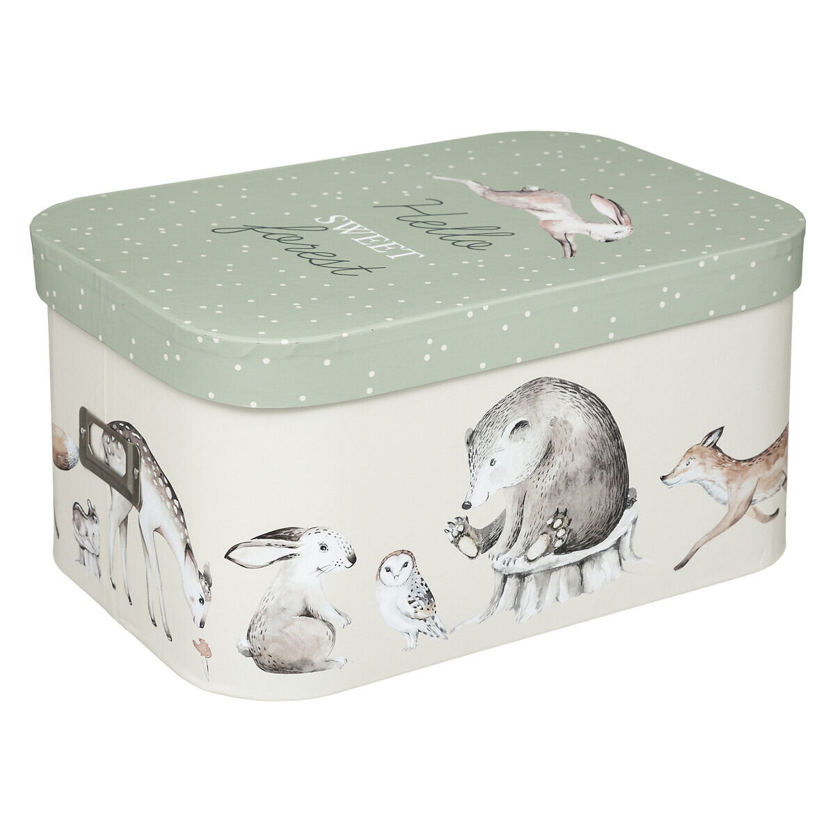 Set of 3 kids storage boxes L.28/32/37 cm