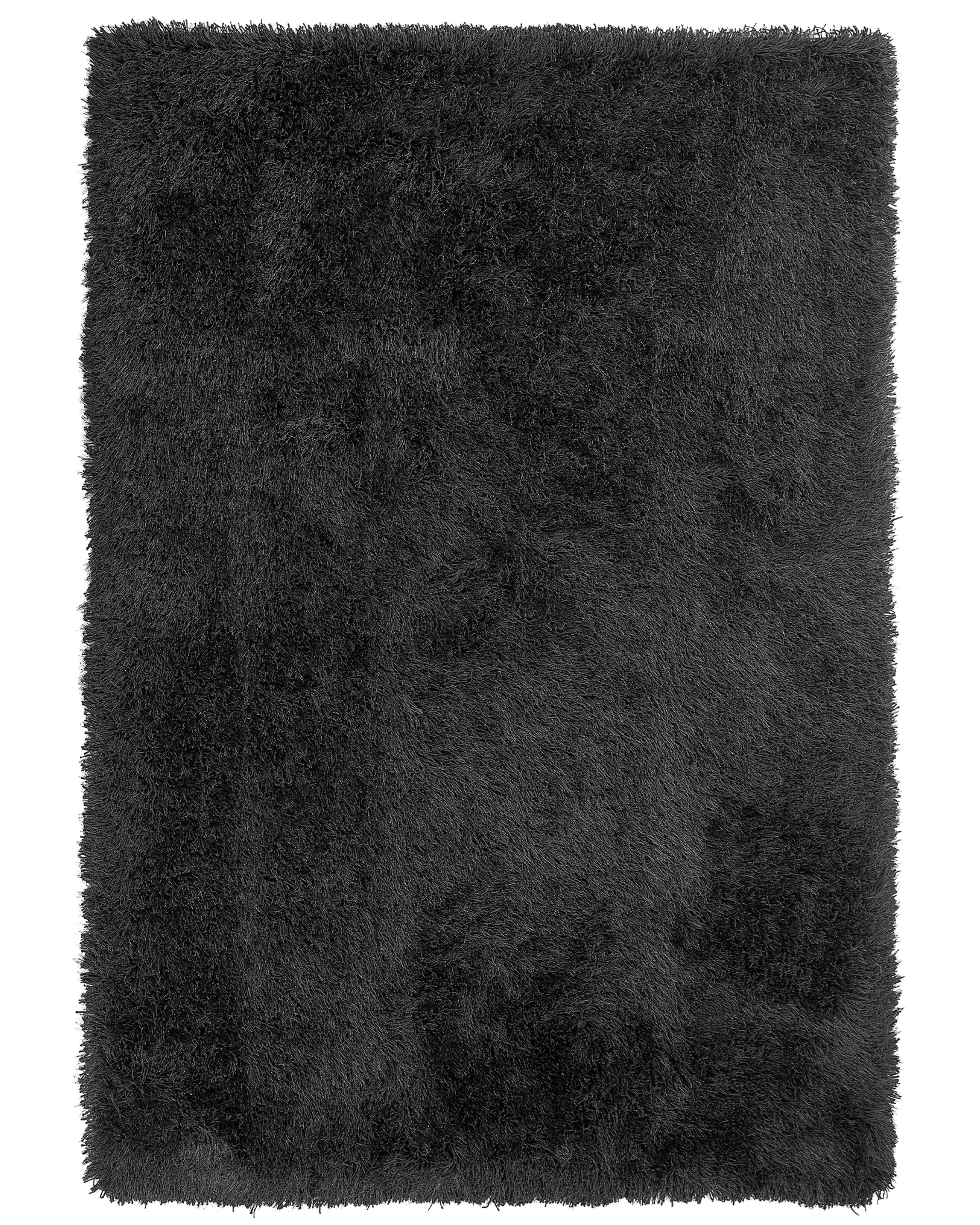 Shaggy Rug CIDE Black 160 x 230 cm