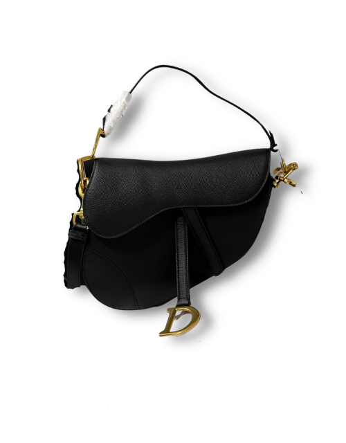 Saddle Bag With Strap Black/White/Green/Light Blue/Brown For Women 10in/25.5cm M0455CBAA_M9001:1High-quality replica