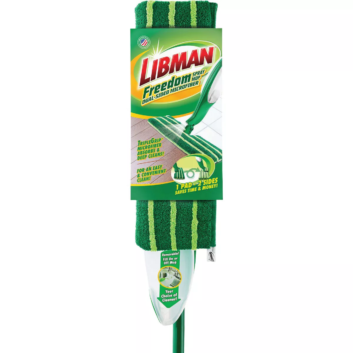 Libman Freedom Dual Sided Microfiber Spray Mop