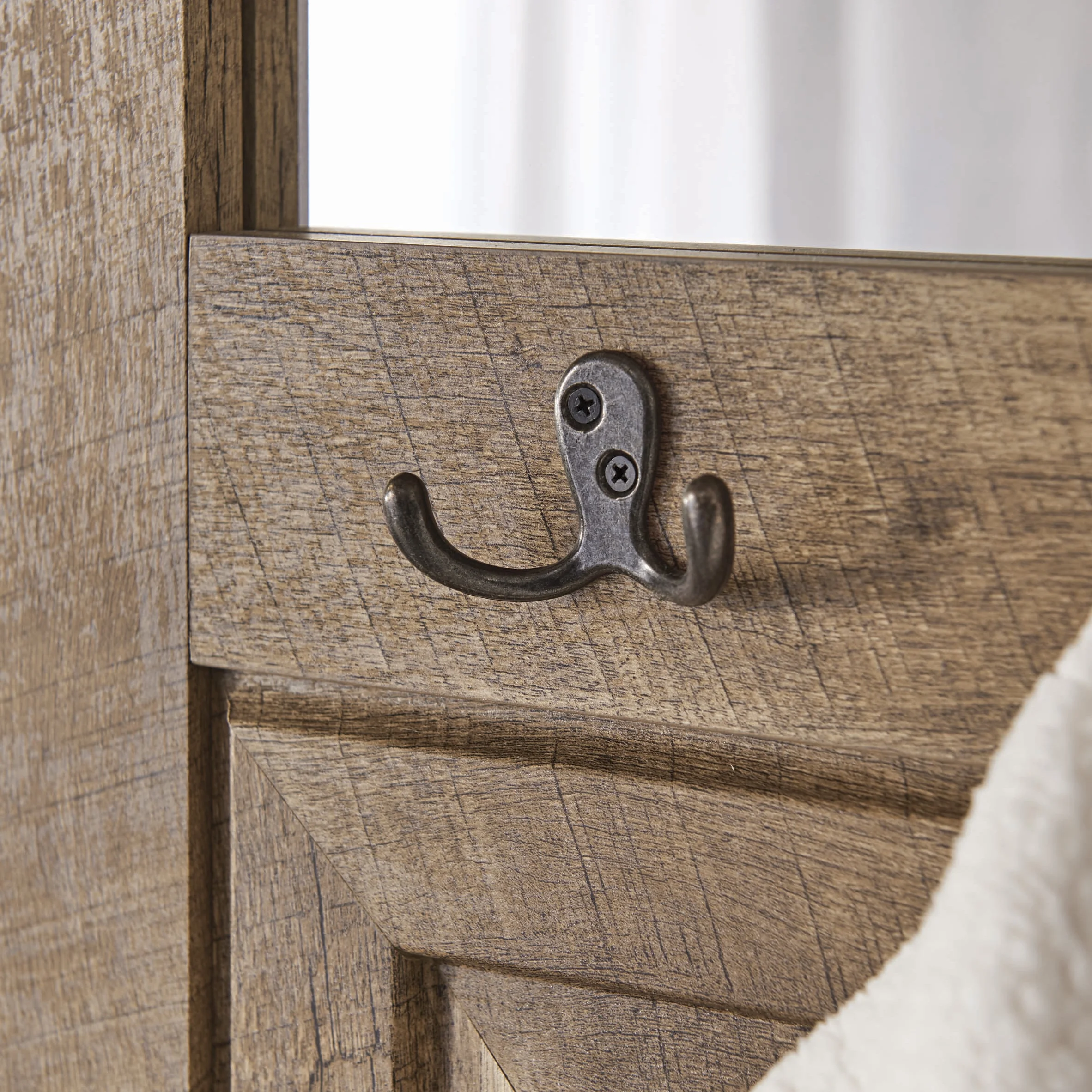 Better Homes & Gardens Crossmill Hall Tree Storage Bench, Weathered Finish