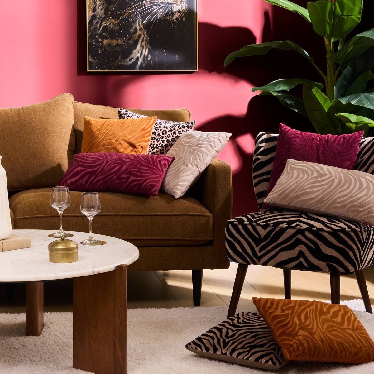 Armchair "Chiara" Camel