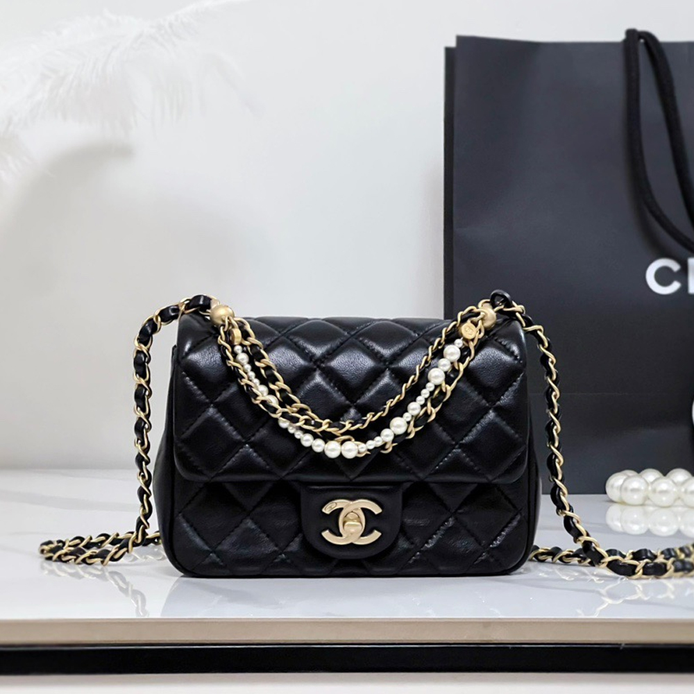 Chanel 24P Mini Square Black (Replica)1:1High-quality replica