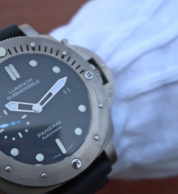 Replica Panerai ZF PAM1305 Titanium Black Dial Rubber Strap P.9010 - Top club