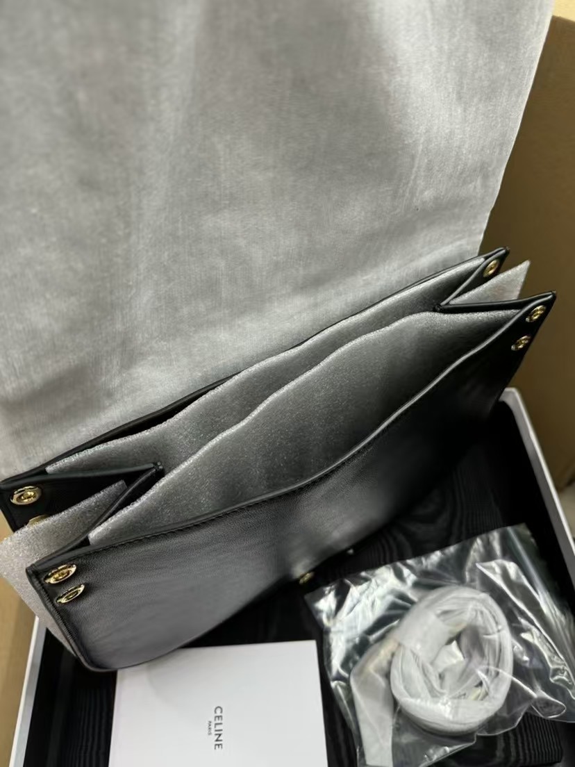 CELINE SOFT TRIOMPHE BESACE Lambskin Leather Hand Bag1:1High-quality replica